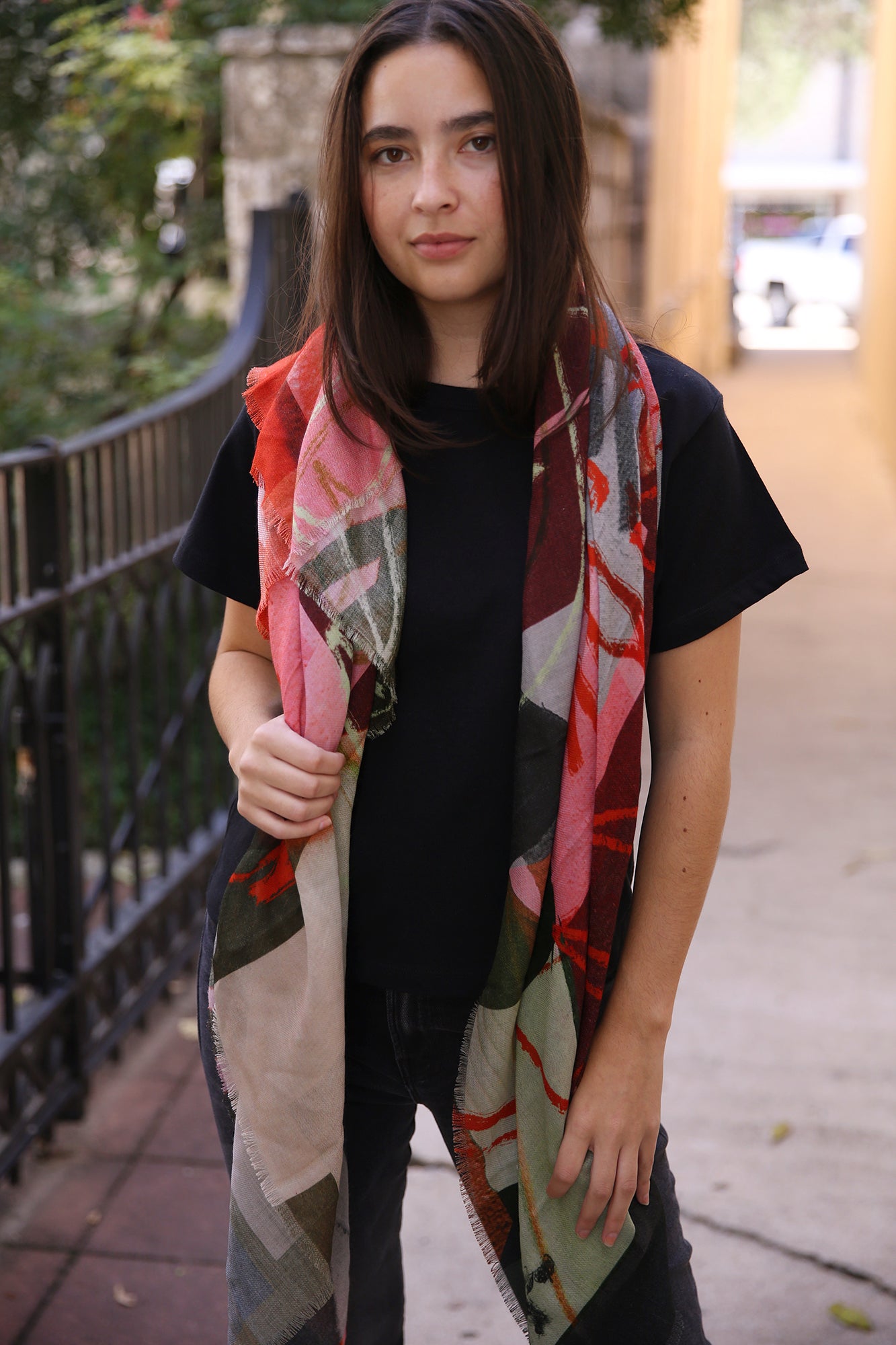 Habile Merino Wool Scarf 130cm x 130cm