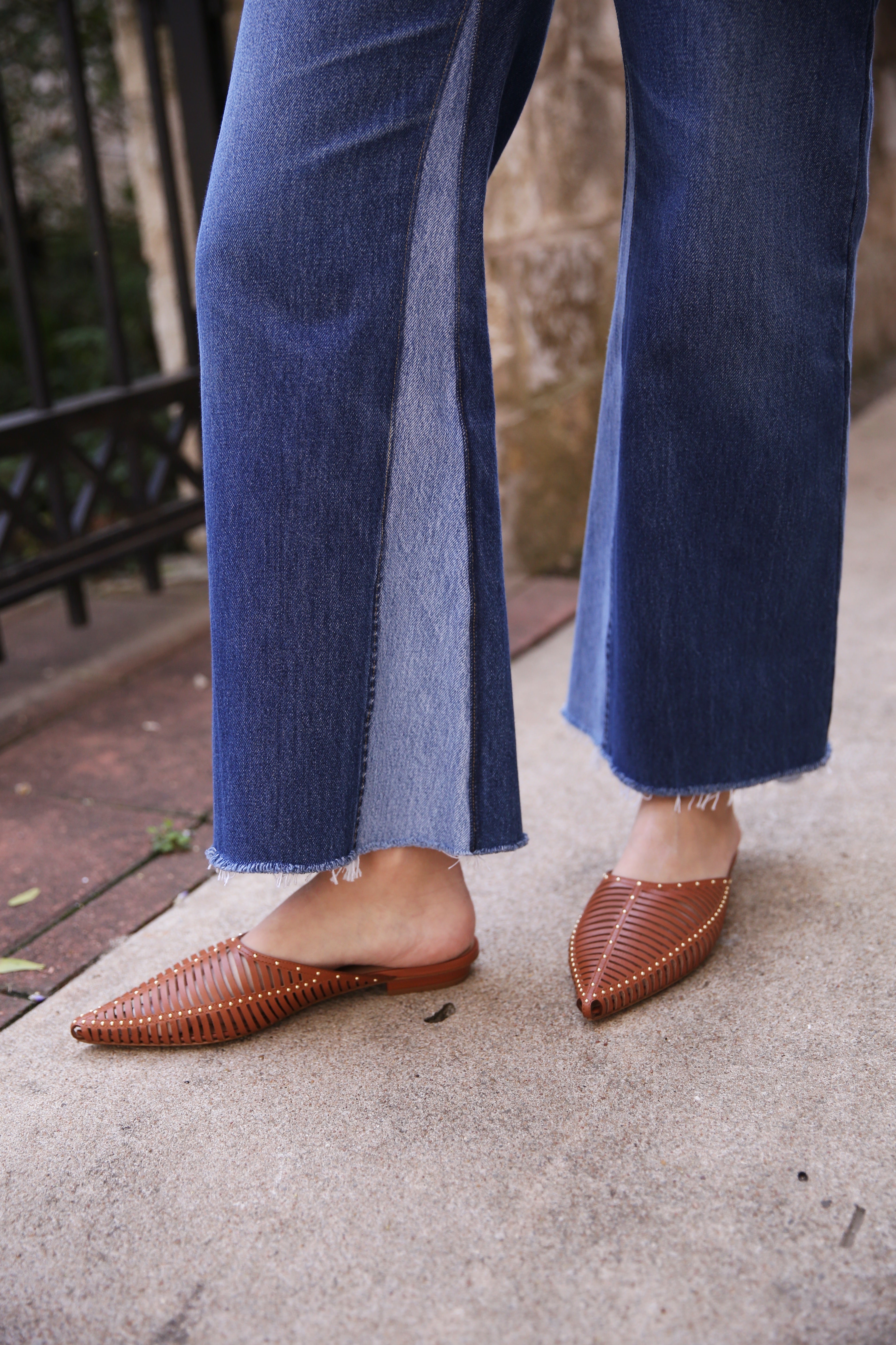 High Rise Wide Leg Crop Indigo