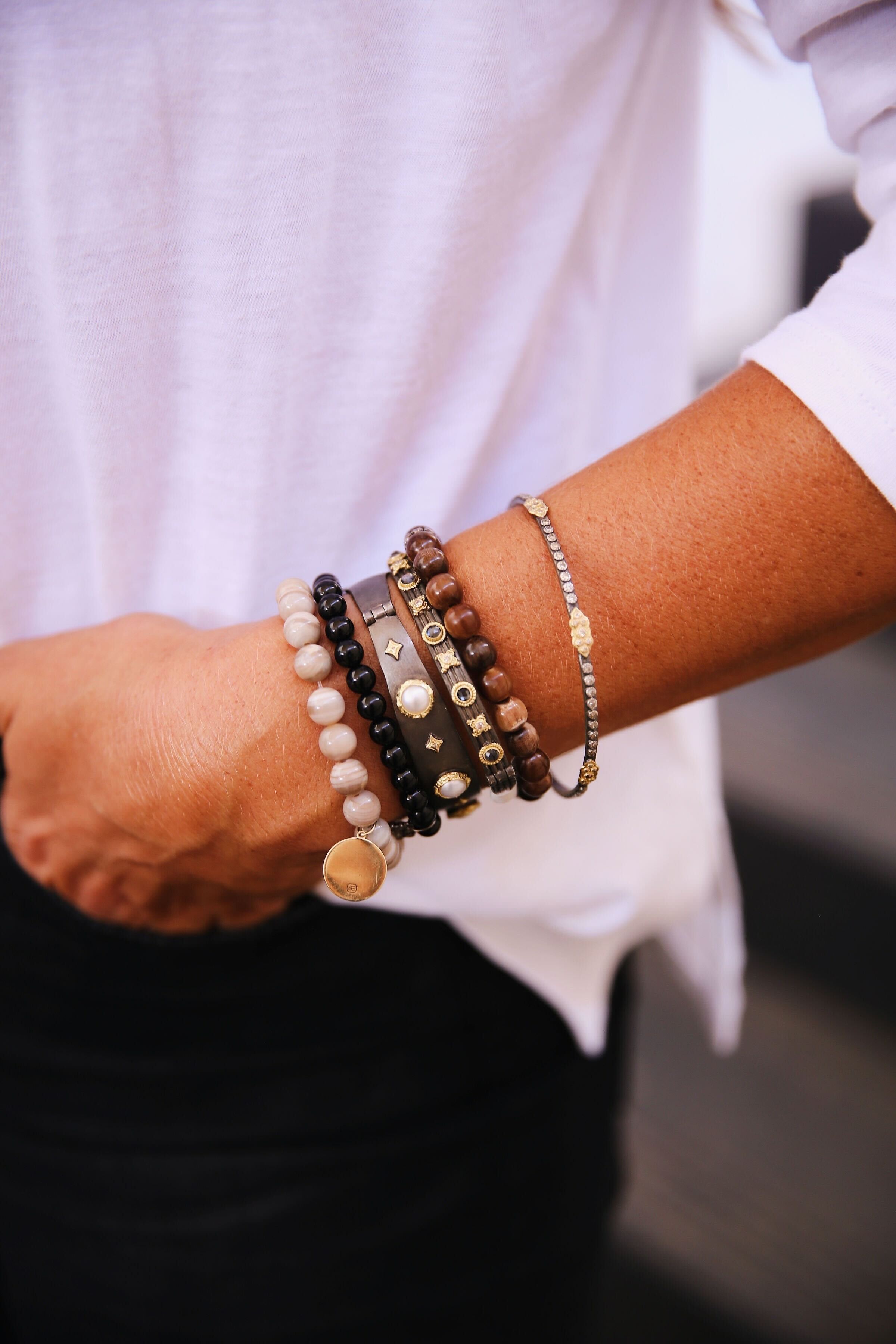 Paw Onyx Bracelet