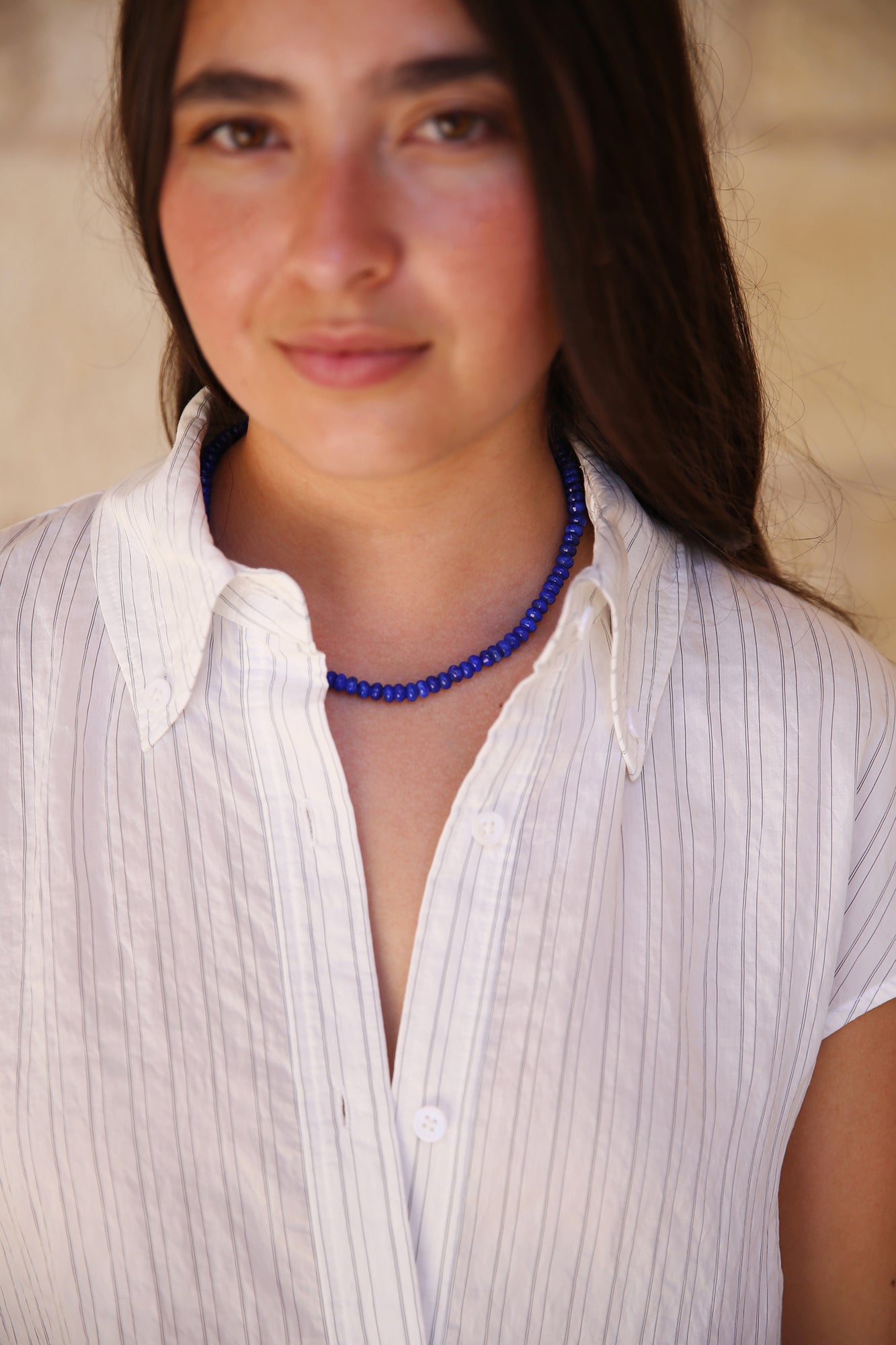 Lapis Strand Necklace