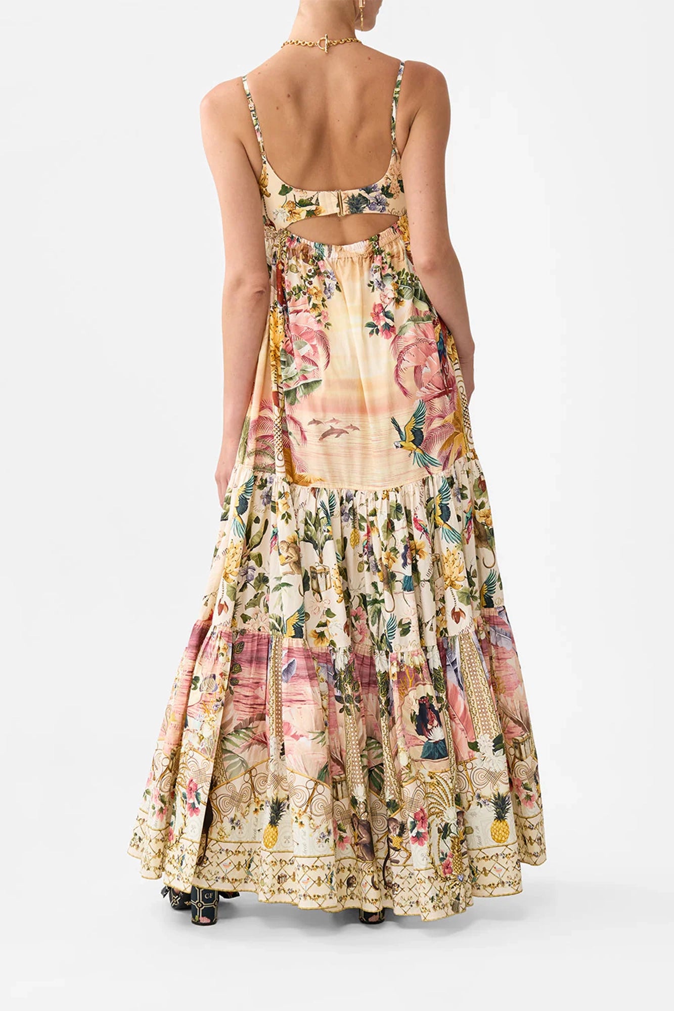 Long Dress With Jersey Bodice Welcome To The White Lotus