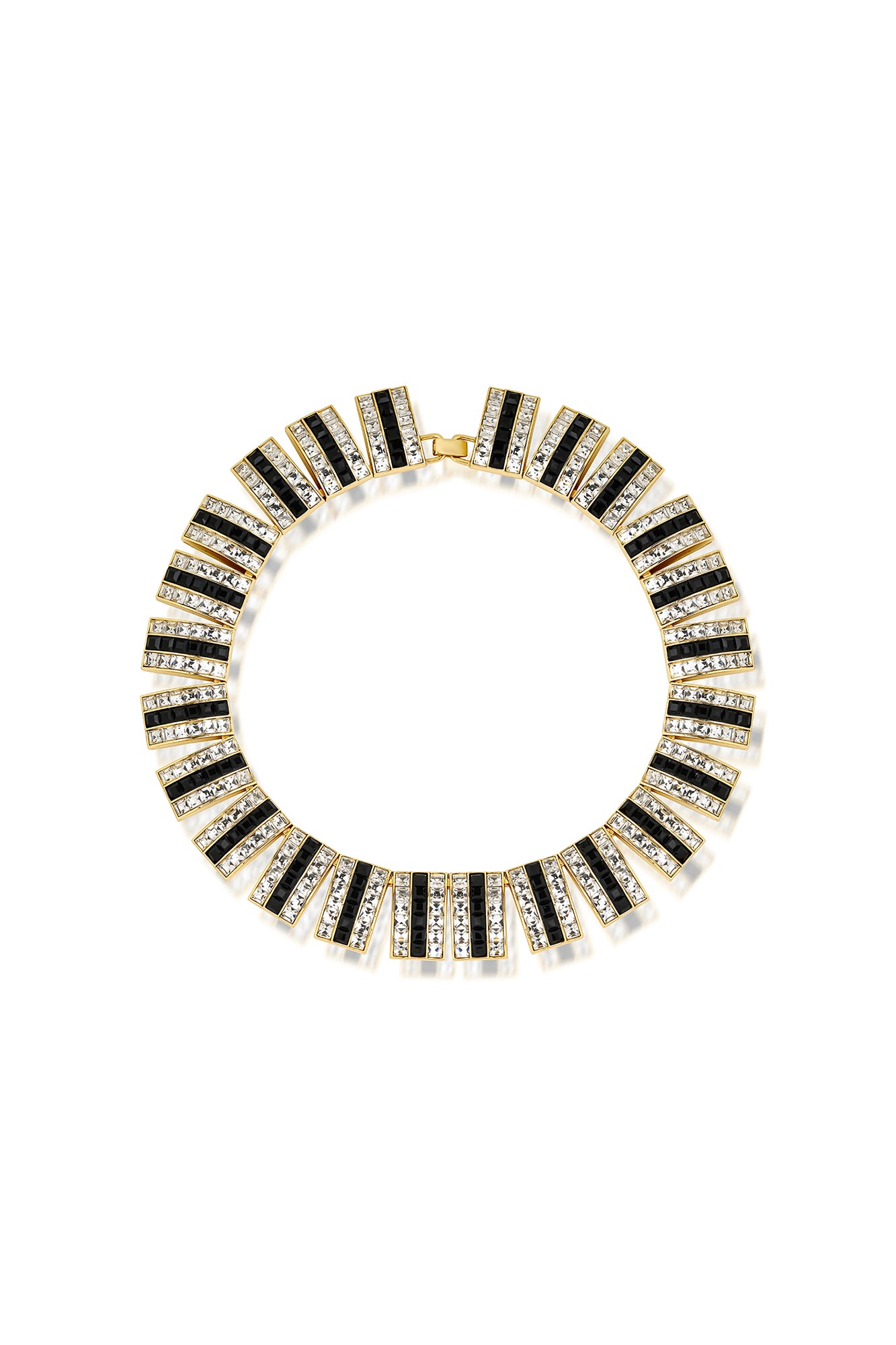 MARGARITA ON THE ROCKS Black & White Necklace