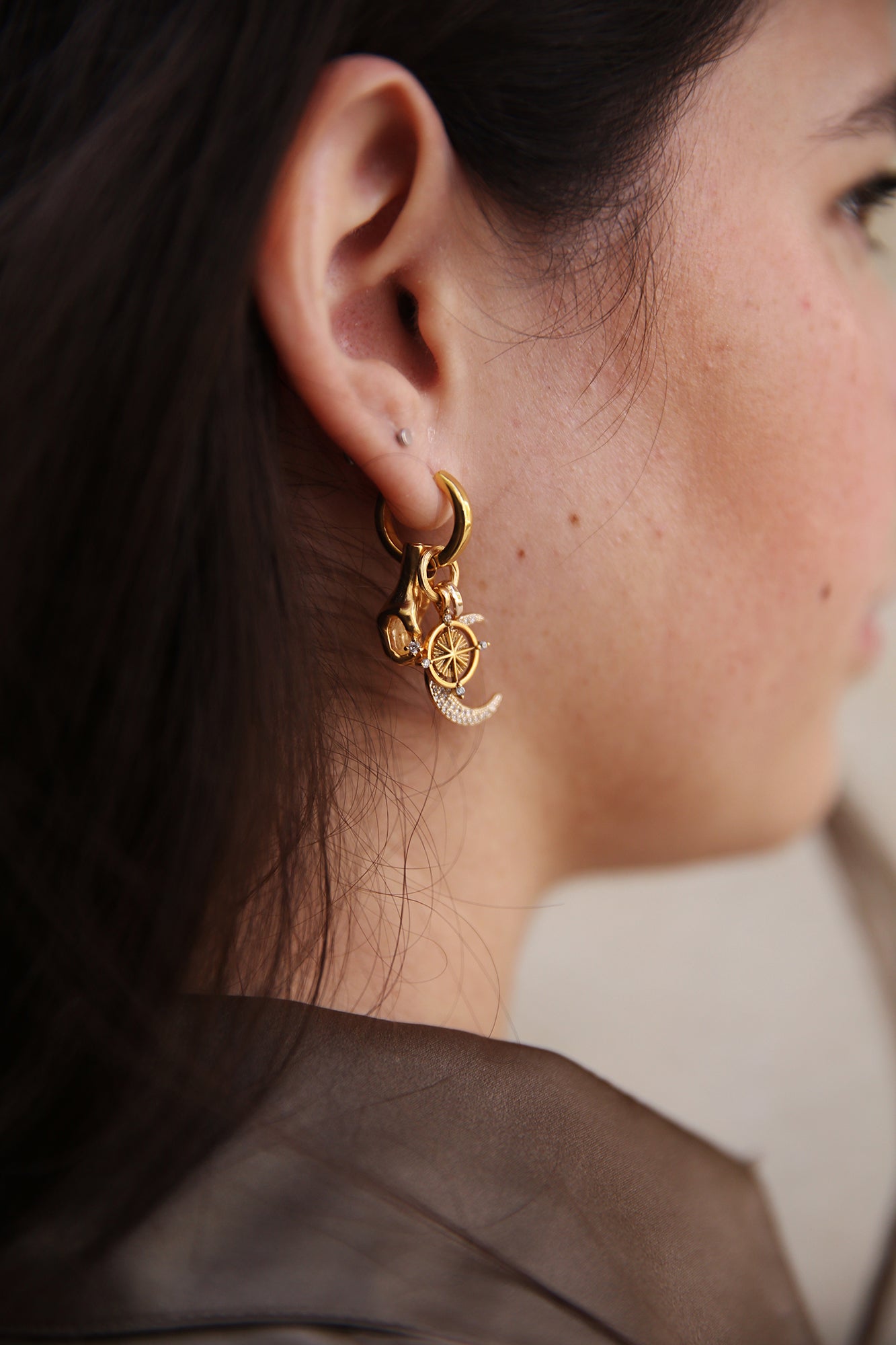 Monaria Earrings Gold