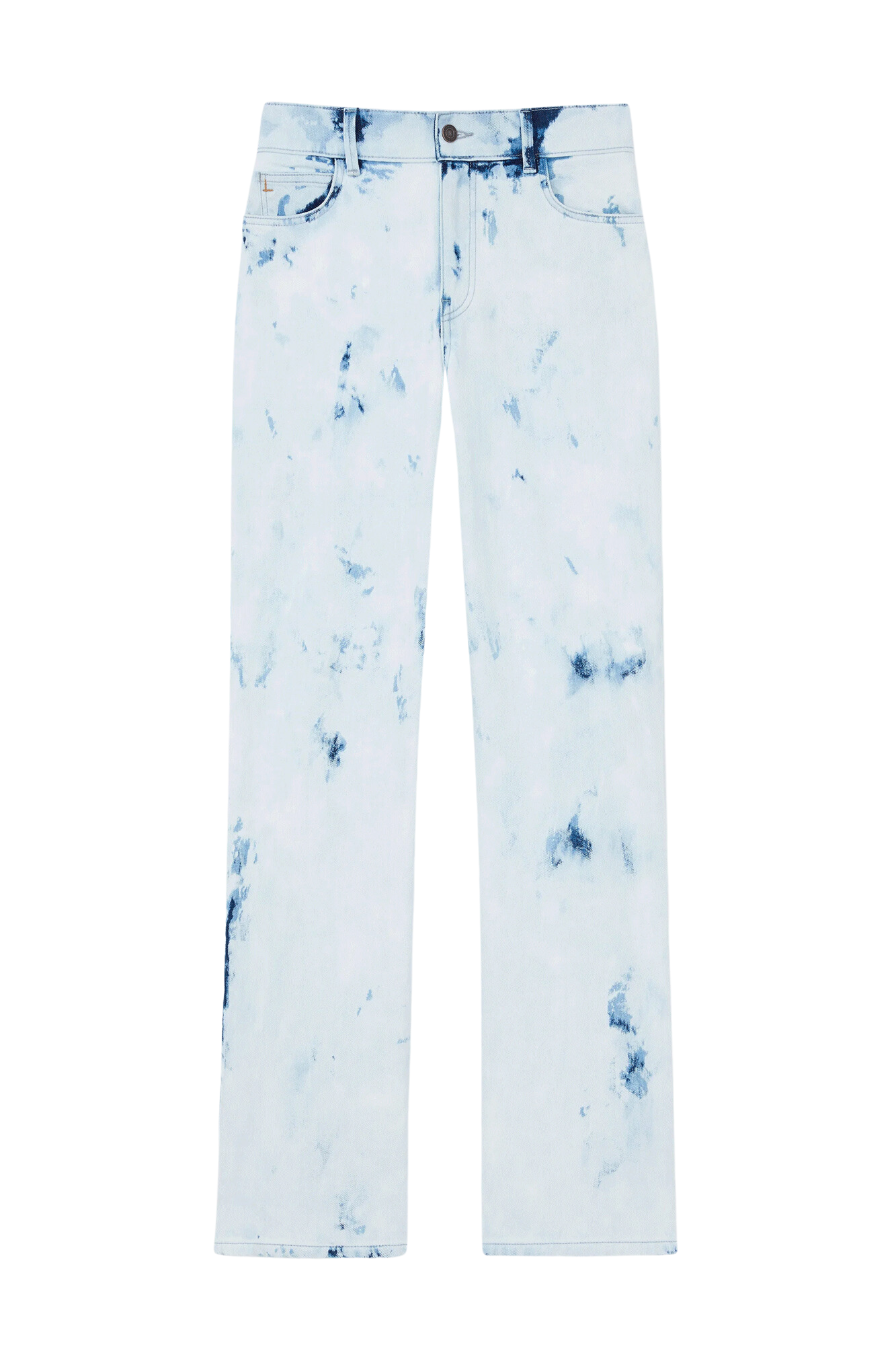 Experience a unique, sustainable denim design with the York Jean in Shibori Ink from Lafayette 148. 