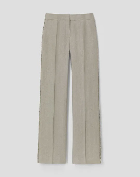 Linen Sullivan Crochet Seamed Pant