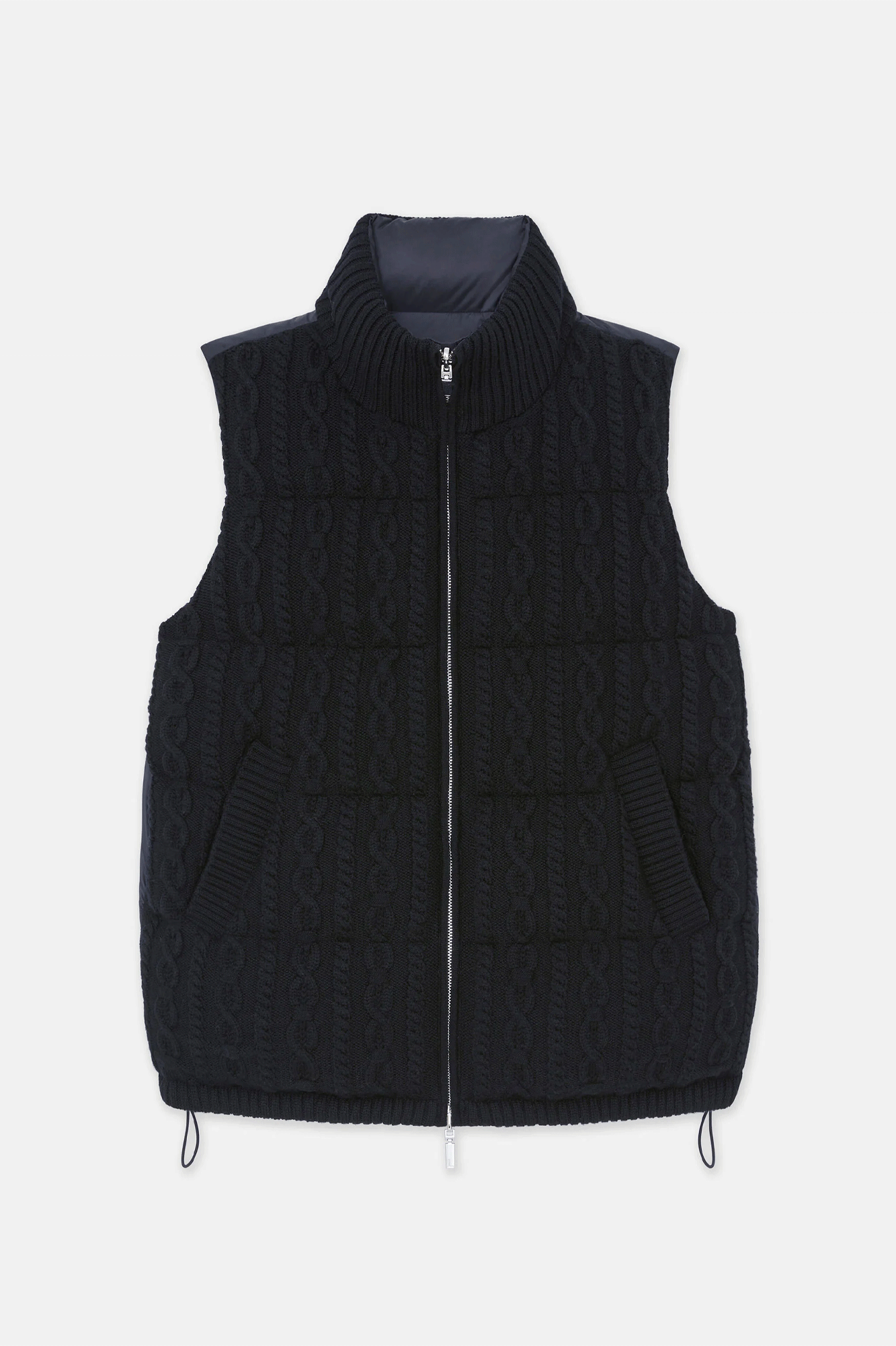 Reversible Vest with Wool