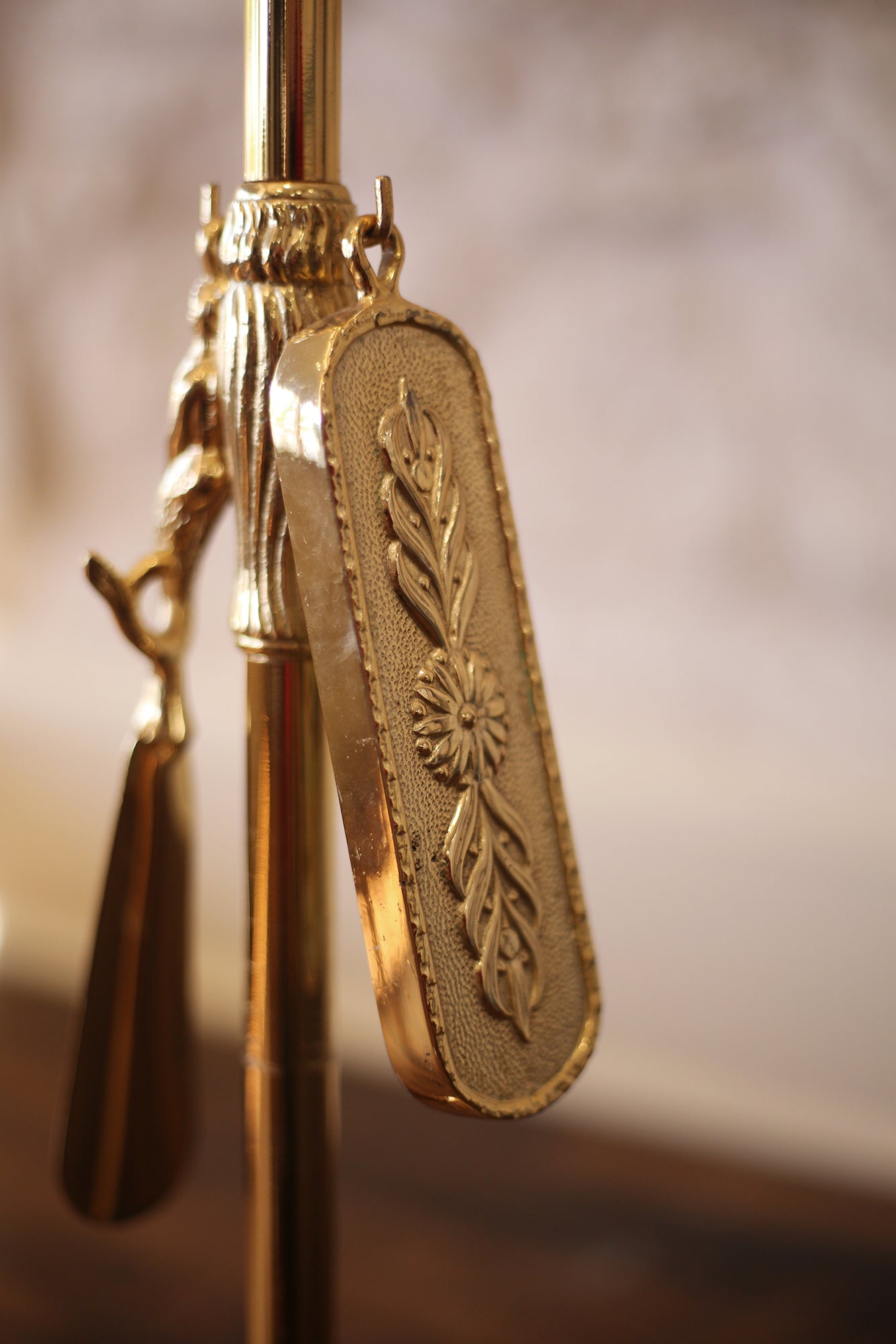 Mid-Century Modern Brass Gentleman's Valet Stand