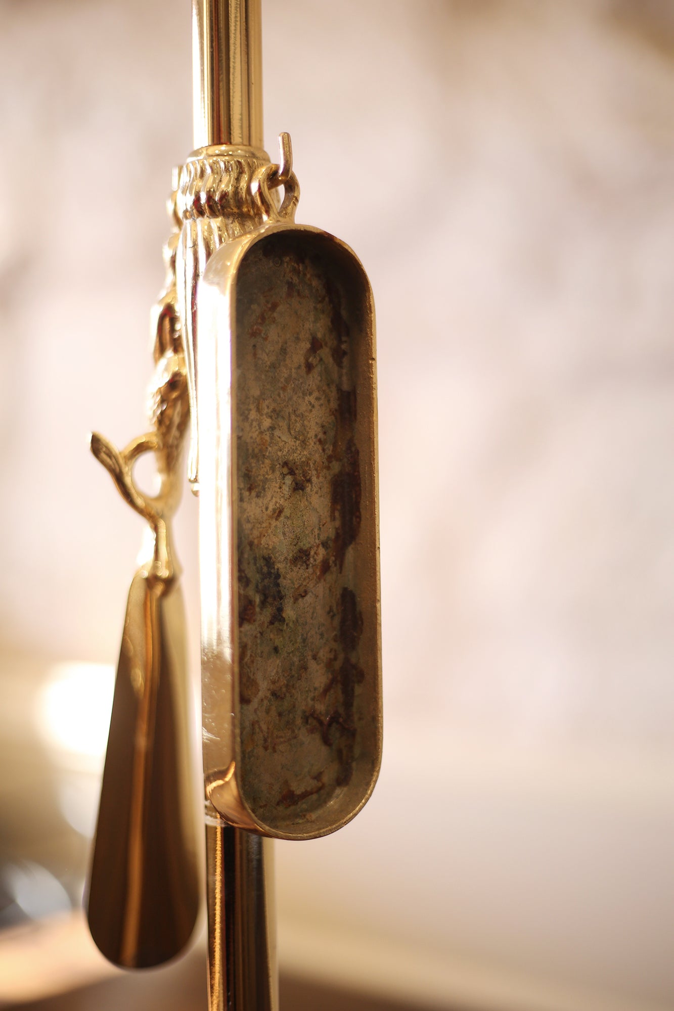 Mid-Century Modern Brass Gentleman's Valet Stand