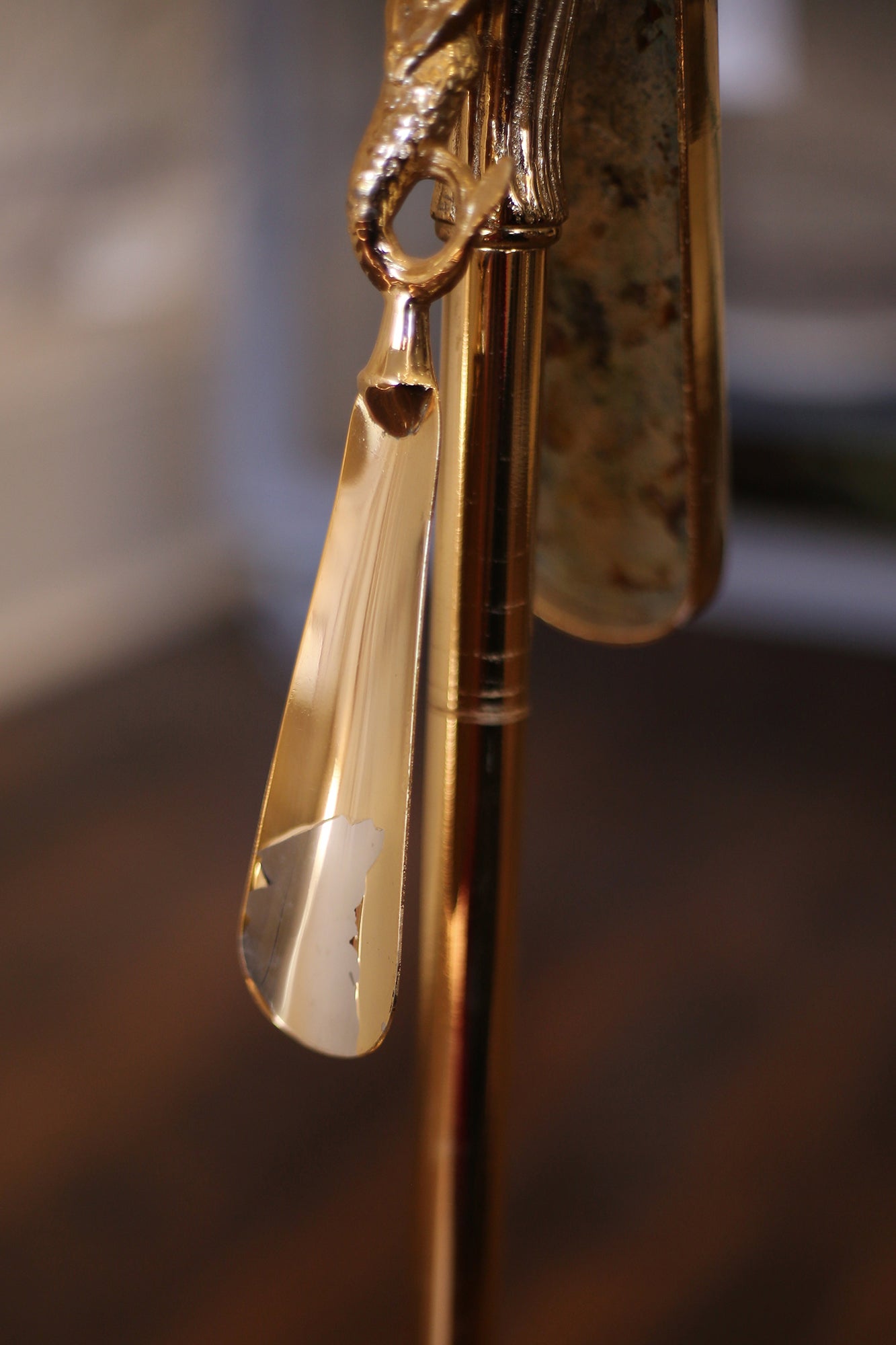 Mid-Century Modern Brass Gentleman's Valet Stand