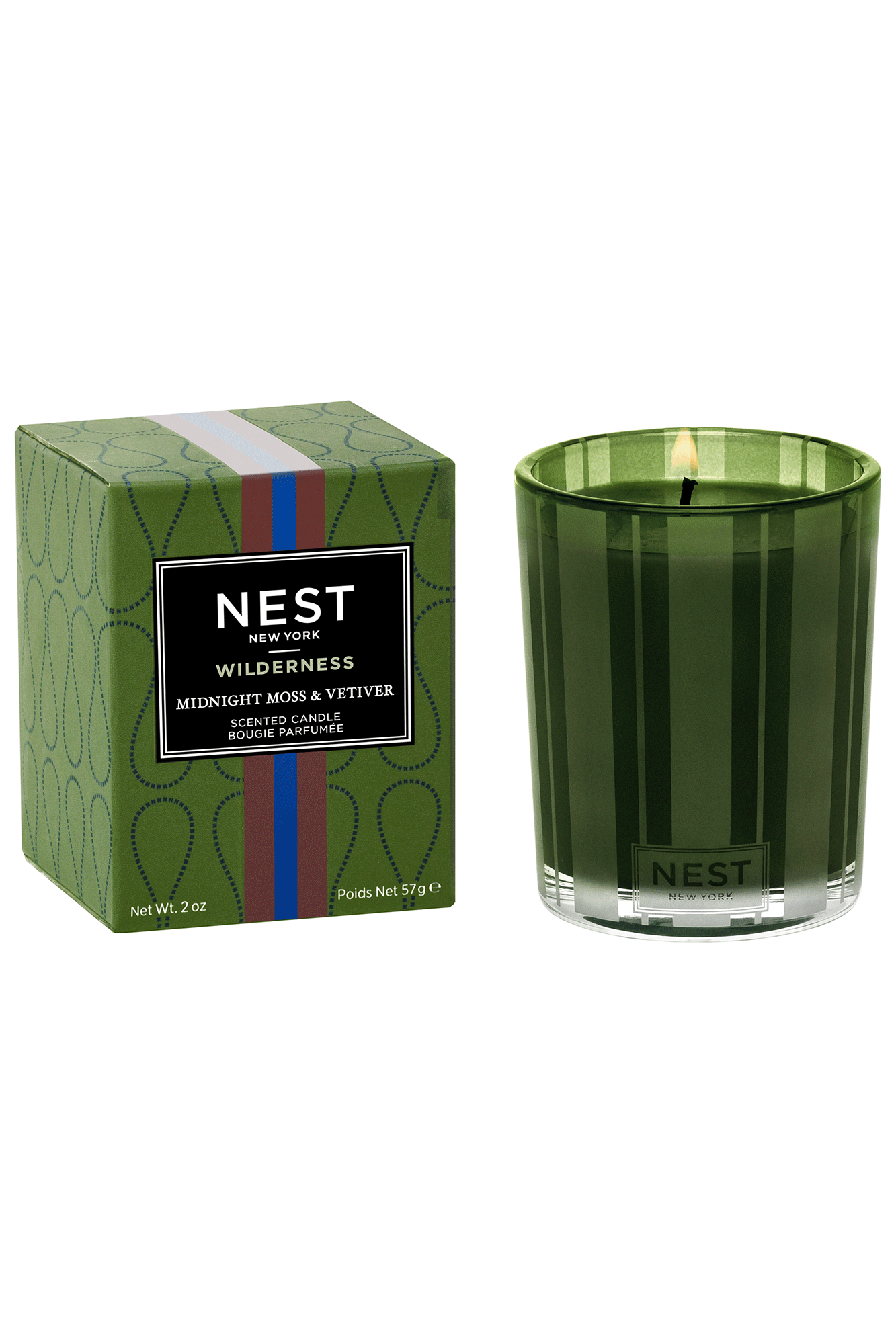 Brighten up your home with the Midnight Moss & Vetiver Votive Candle from Nest. Featuring a proprietary premium wax blend, this exquisitely scented candle provides a clean and even burn while subtly filling your space with a luxurious scent. Enjoy your favorite fragrance longer with this high-quality candle.