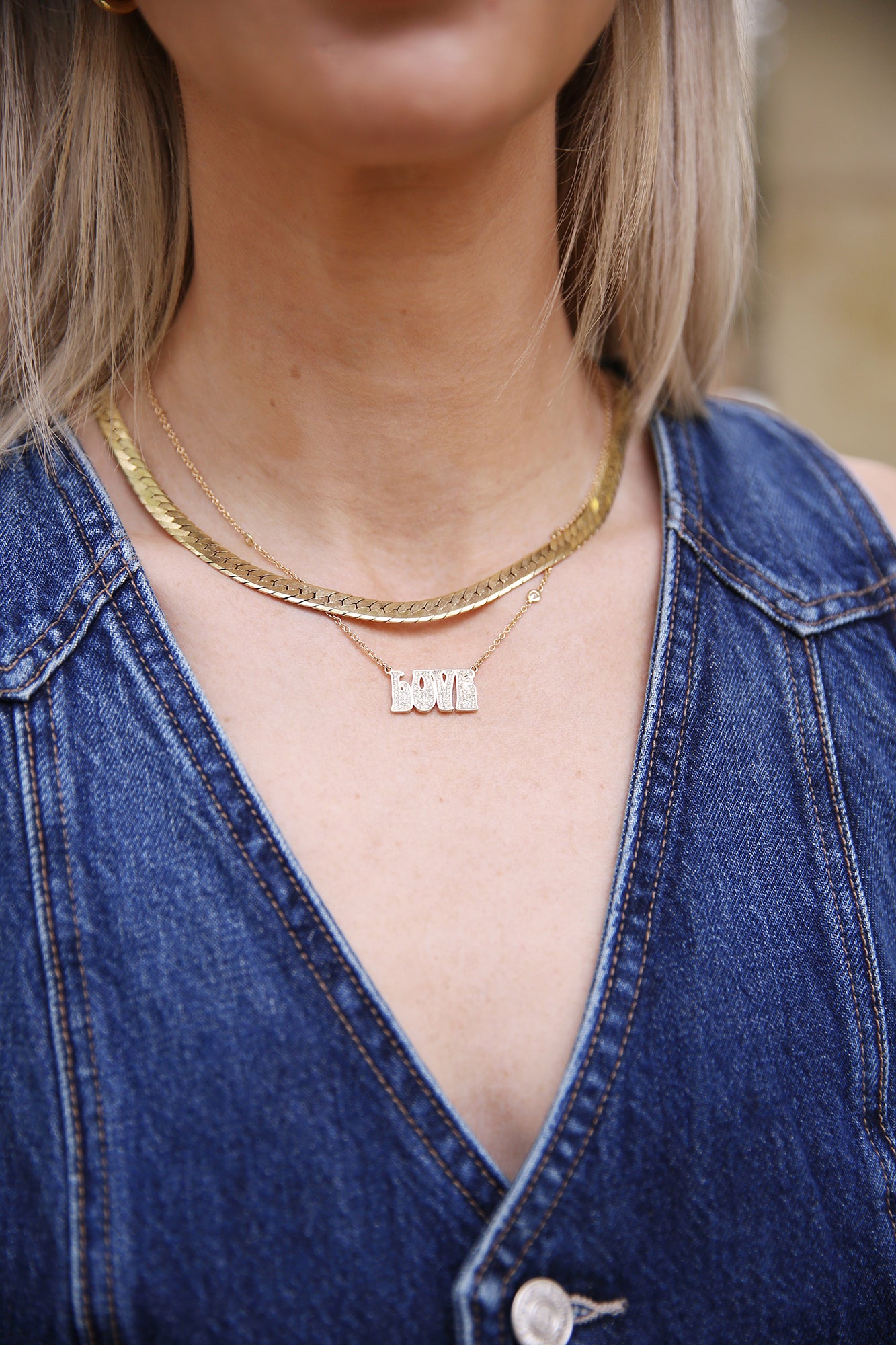 Small "LOVE" Necklace