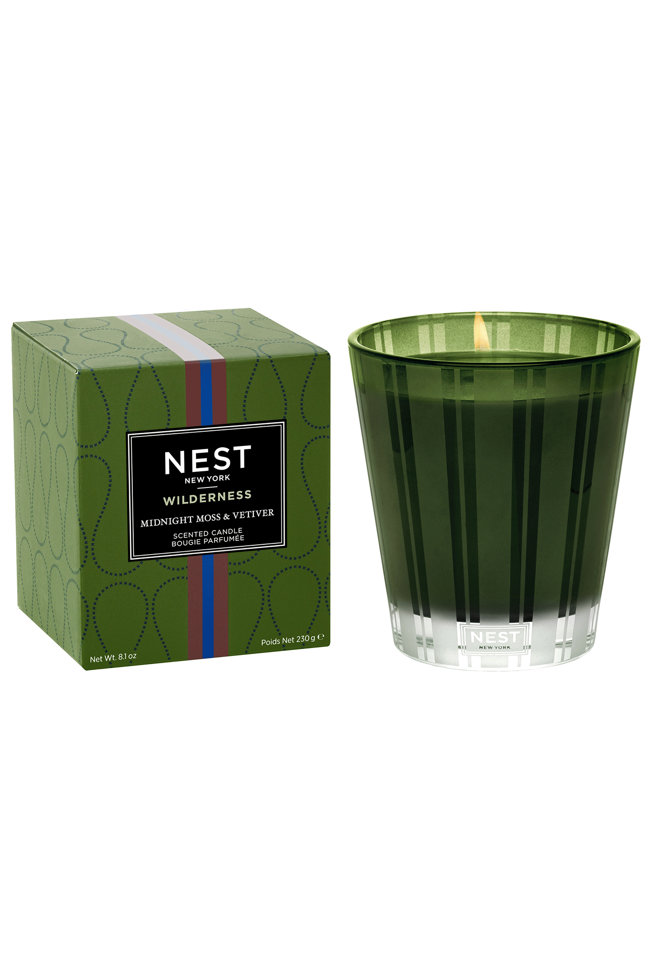 Brighten up your home with the Midnight Moss & Vetiver Classic Candle from Nest. Featuring a proprietary premium wax blend, this exquisitely scented candle provides a clean and even burn while subtly filling your space with a luxurious scent. Enjoy your favorite fragrance longer with this high-quality candle.