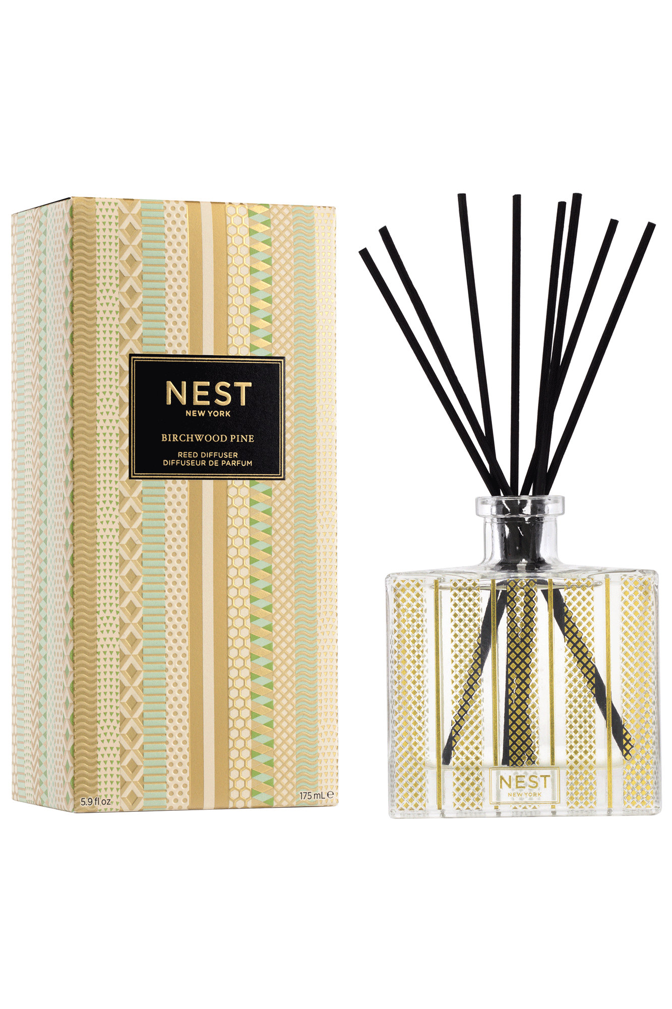 Bring the fresh scent of a winter forest into your home with our Birchwood & Pine Reed Diffuser from Nest. This bestselling fragrance is crafted from a blend of white pine, fir balsam, and birchwood, layered over a warm base of amber and musk. Refresh your home and relax in the inviting aroma of nature.