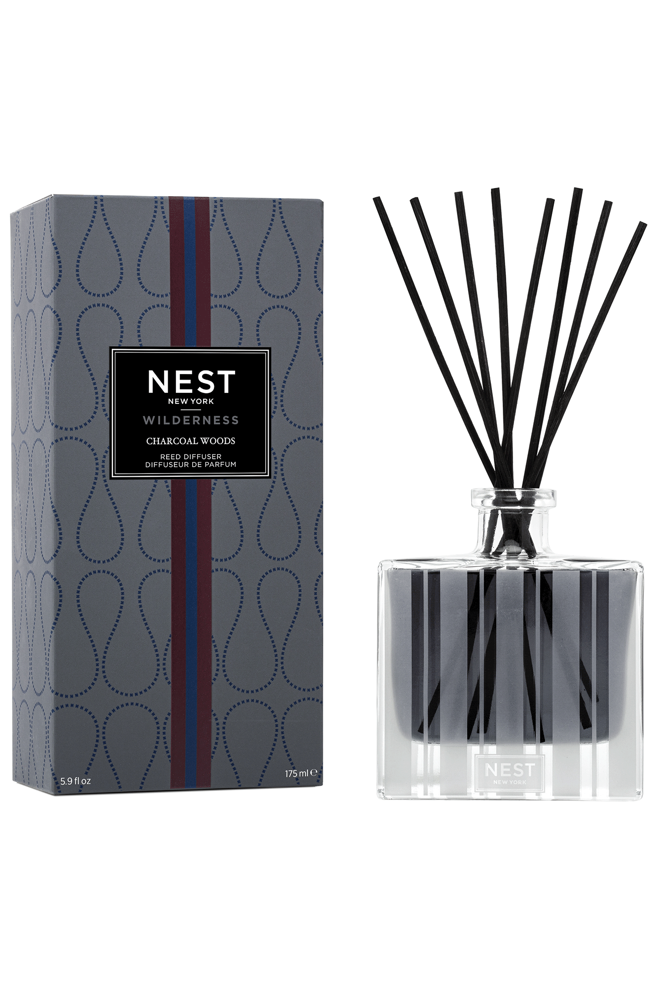 This Charcoal Woods Reed Diffuser from Nest has a unique smoky scent. Experience notes of labdanum, patchouli, and cedarwood mingling with charred birchwood and a subtle hint of black truffle. Create a mysterious forest atmosphere in any space.