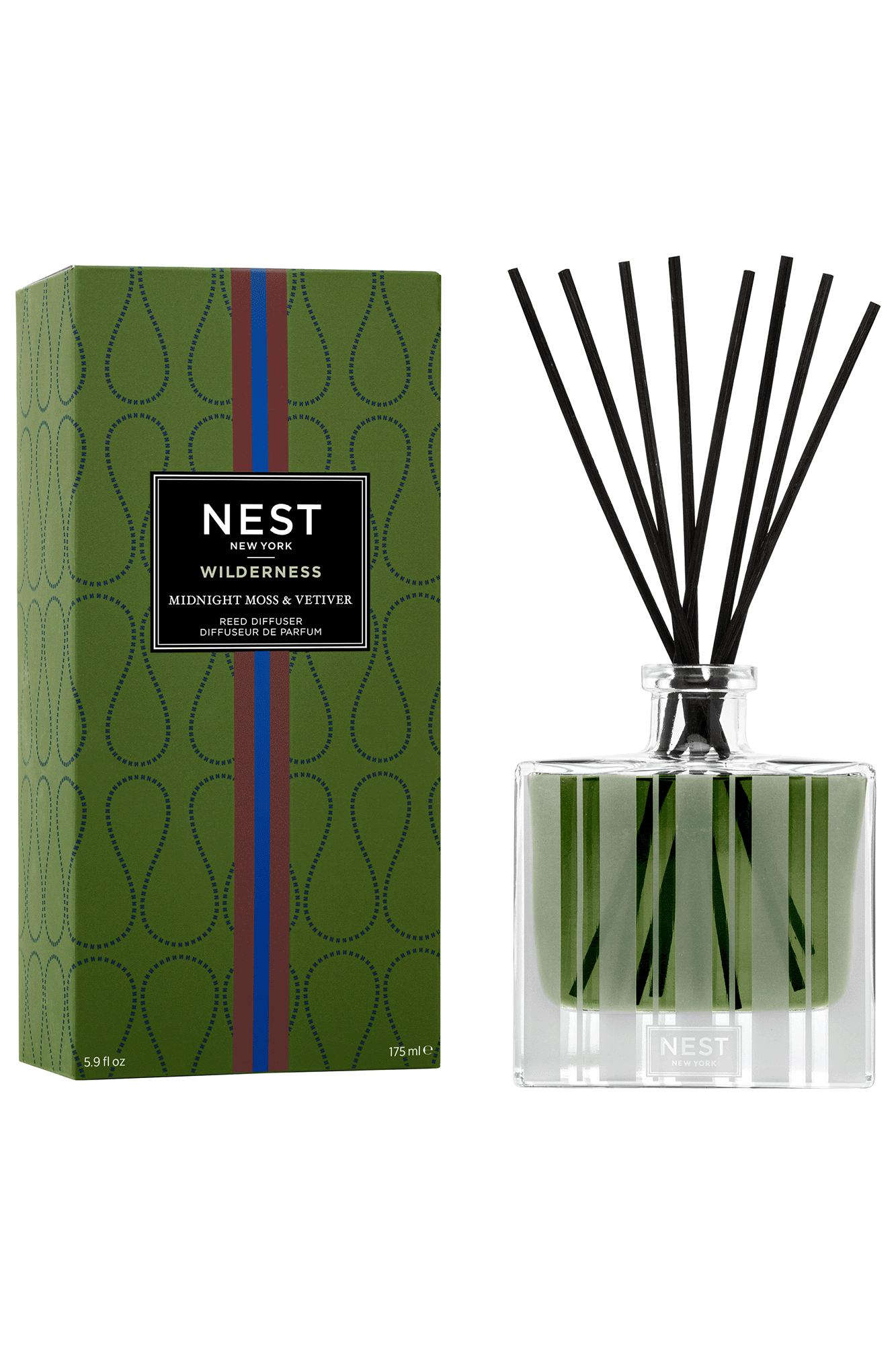 Brighten up your home with the Midnight Moss & Vetiver Reed Diffuser from Nest. Featuring a proprietary premium wax blend, this exquisitely scented candle provides a clean and even burn while subtly filling your space with a luxurious scent. Enjoy your favorite fragrance longer with this high-quality candle.