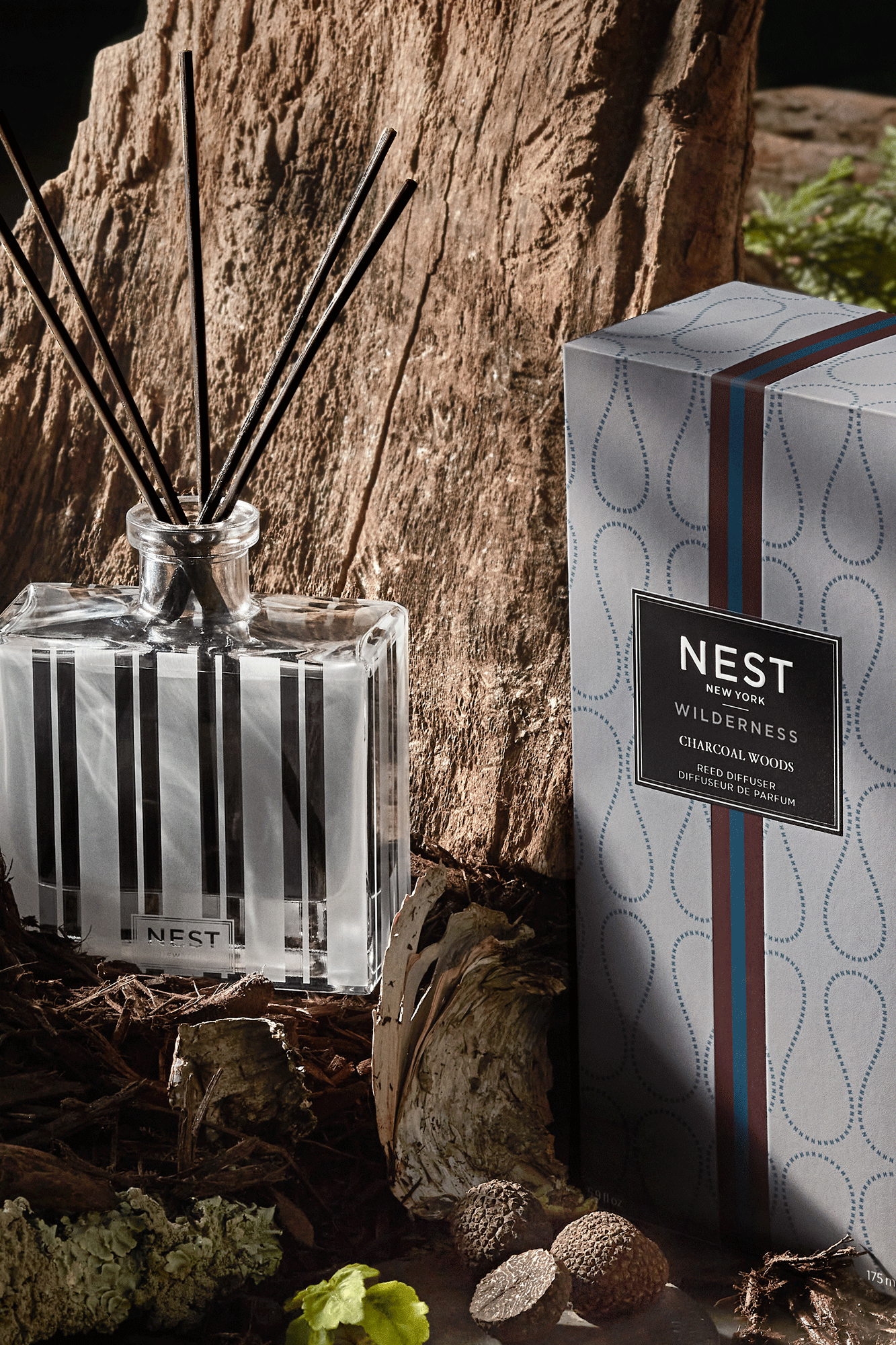 Charcoal Woods Reed Diffuser