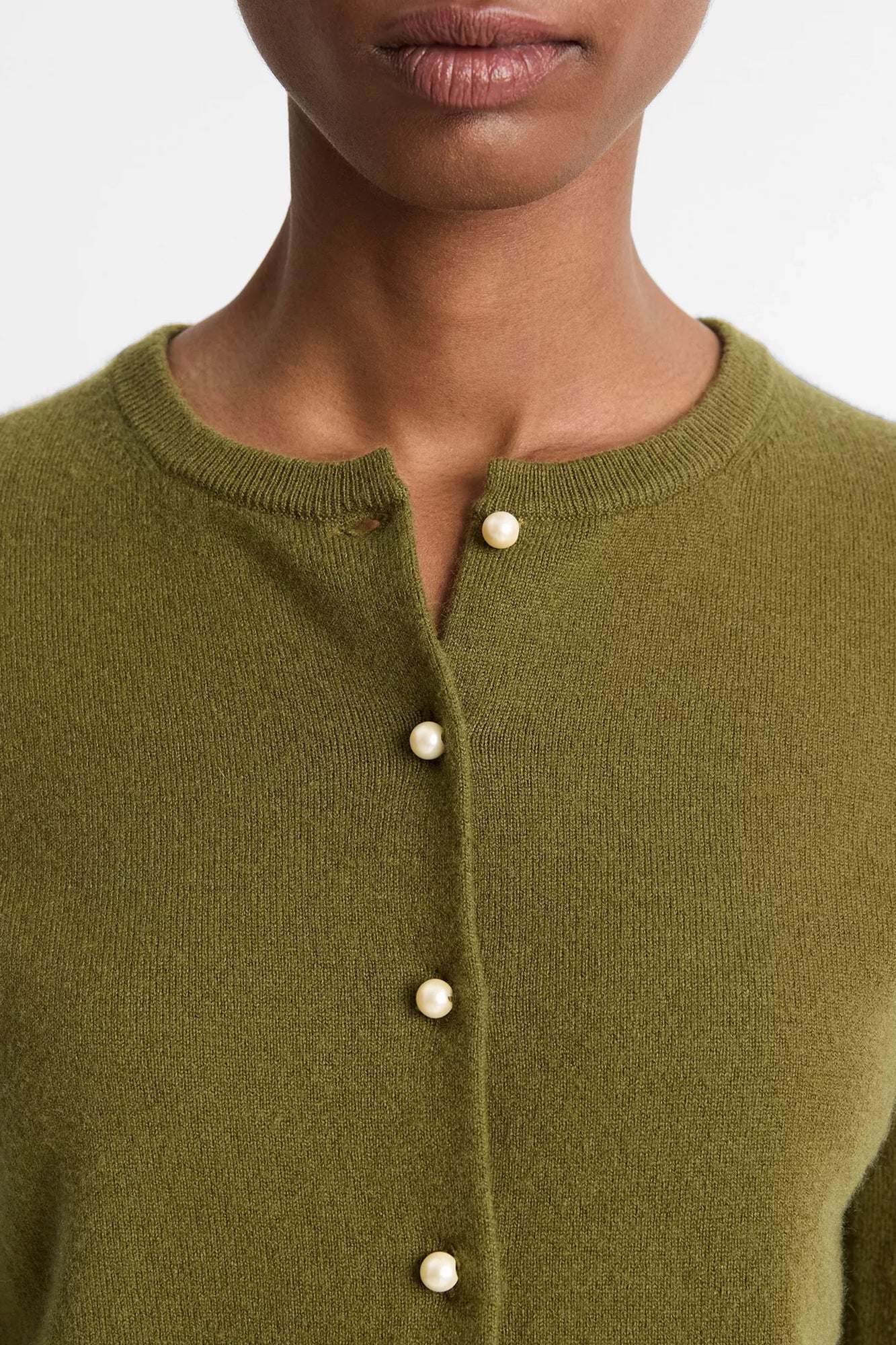 Trovata cashmere button orders down sweater