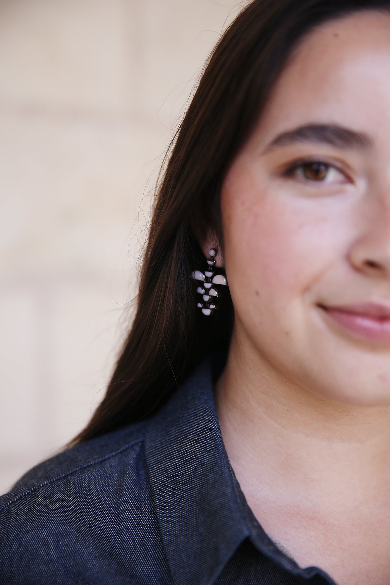 Phoenix Earrings Pink Opal