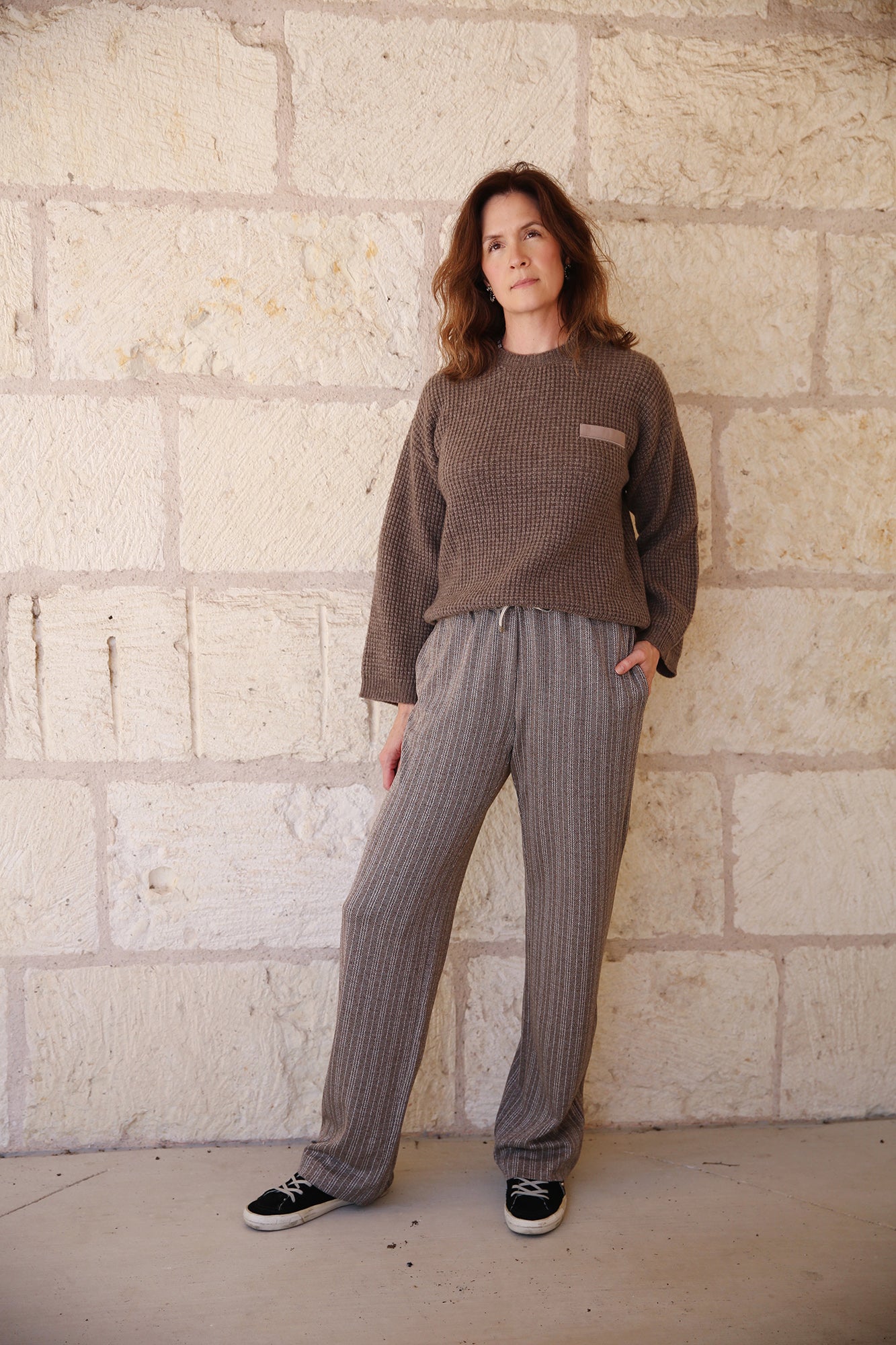 Trousers Marrone