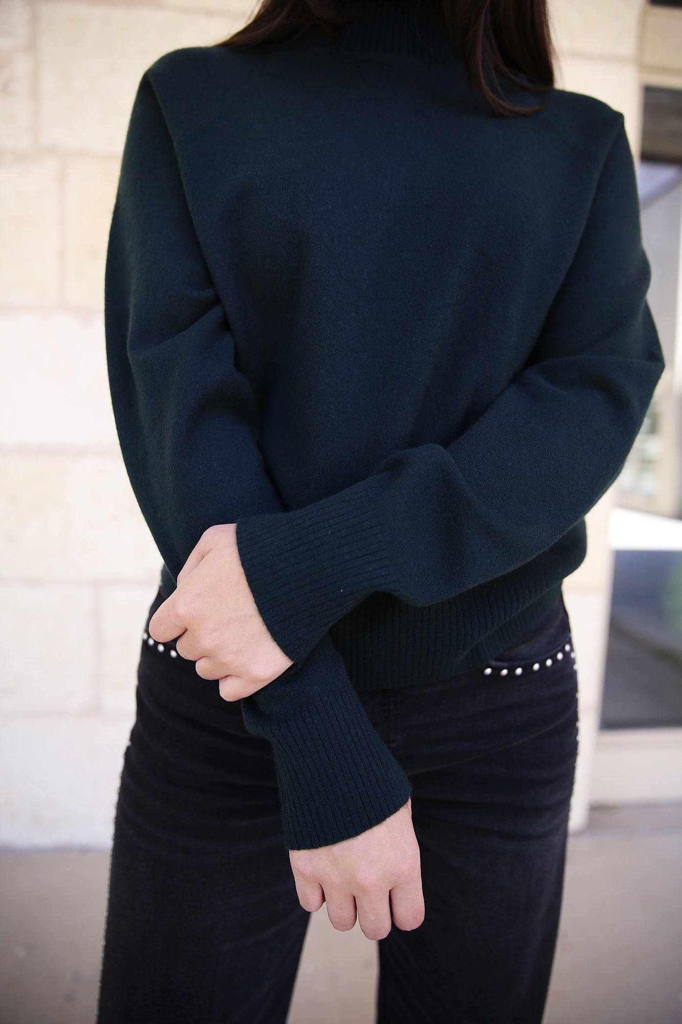 Raglan Turtleneck Sea Onyx