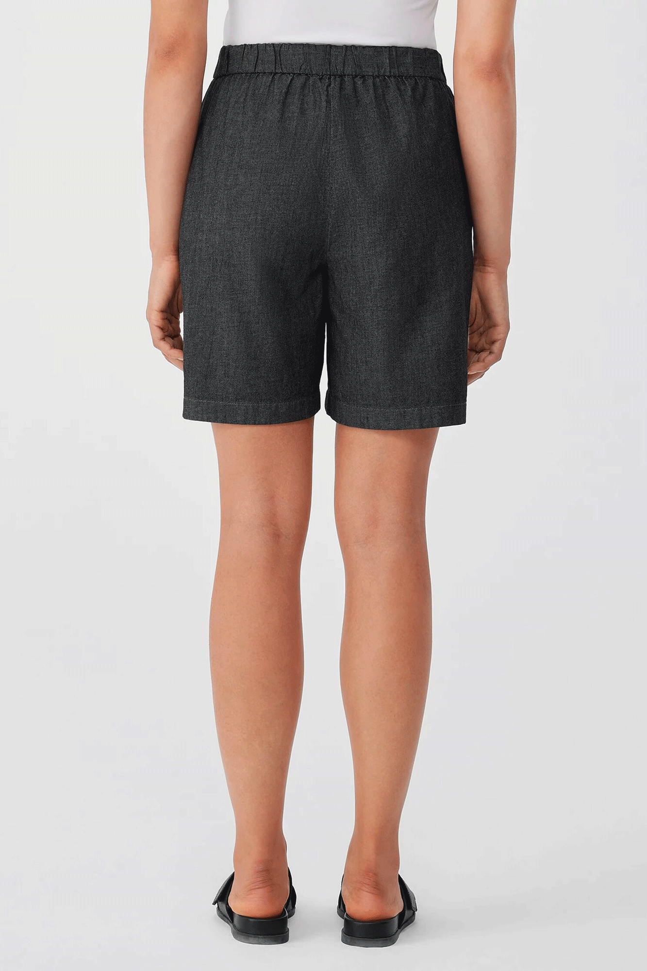 Airy Organic Cotton Twill Shorts