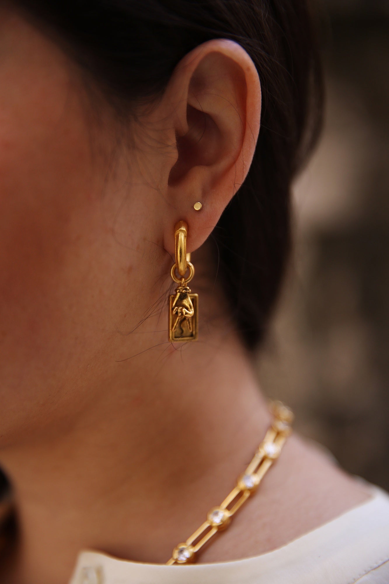 Soraya Earrings Gold