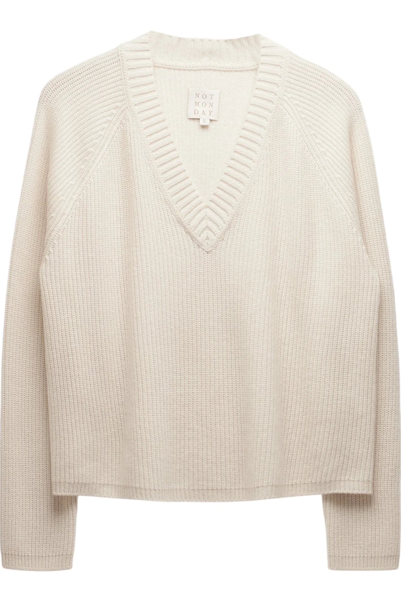 Sawyer Wool Cashmere Fisherman V-Neck