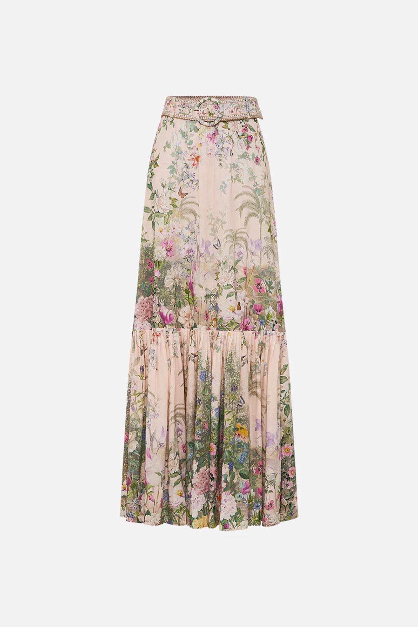 Skirt With Deep Hem Frill And Belt Palacio Playground