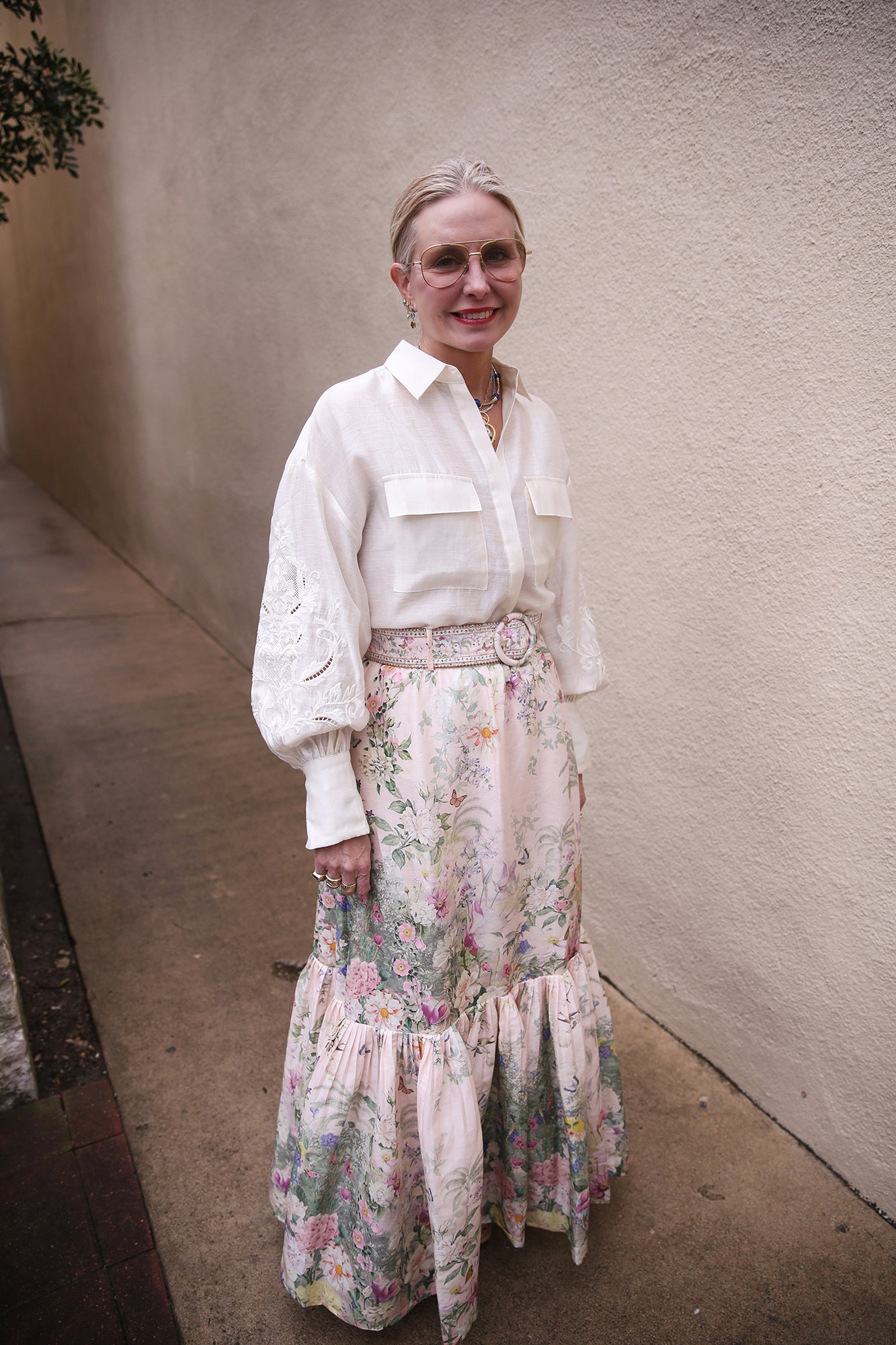 Skirt With Deep Hem Frill And Belt Palacio Playground