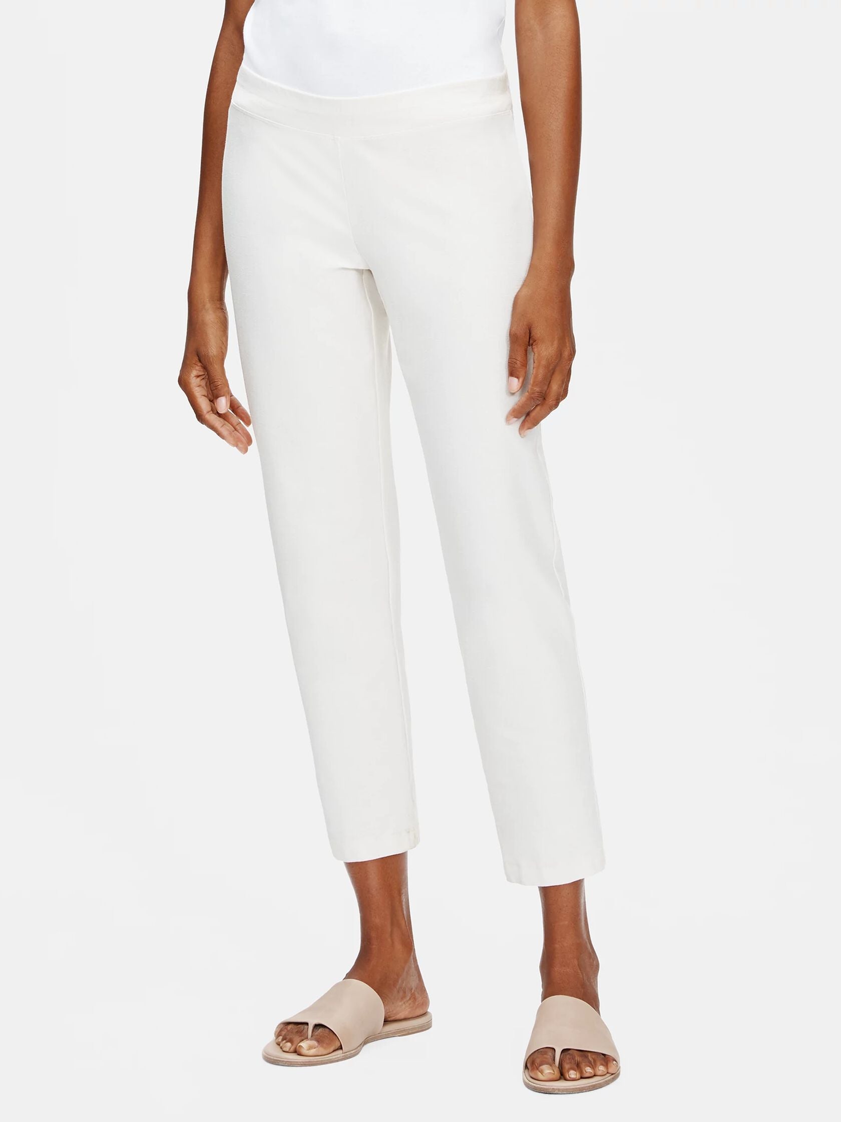 Slim Ankle Pant Bone