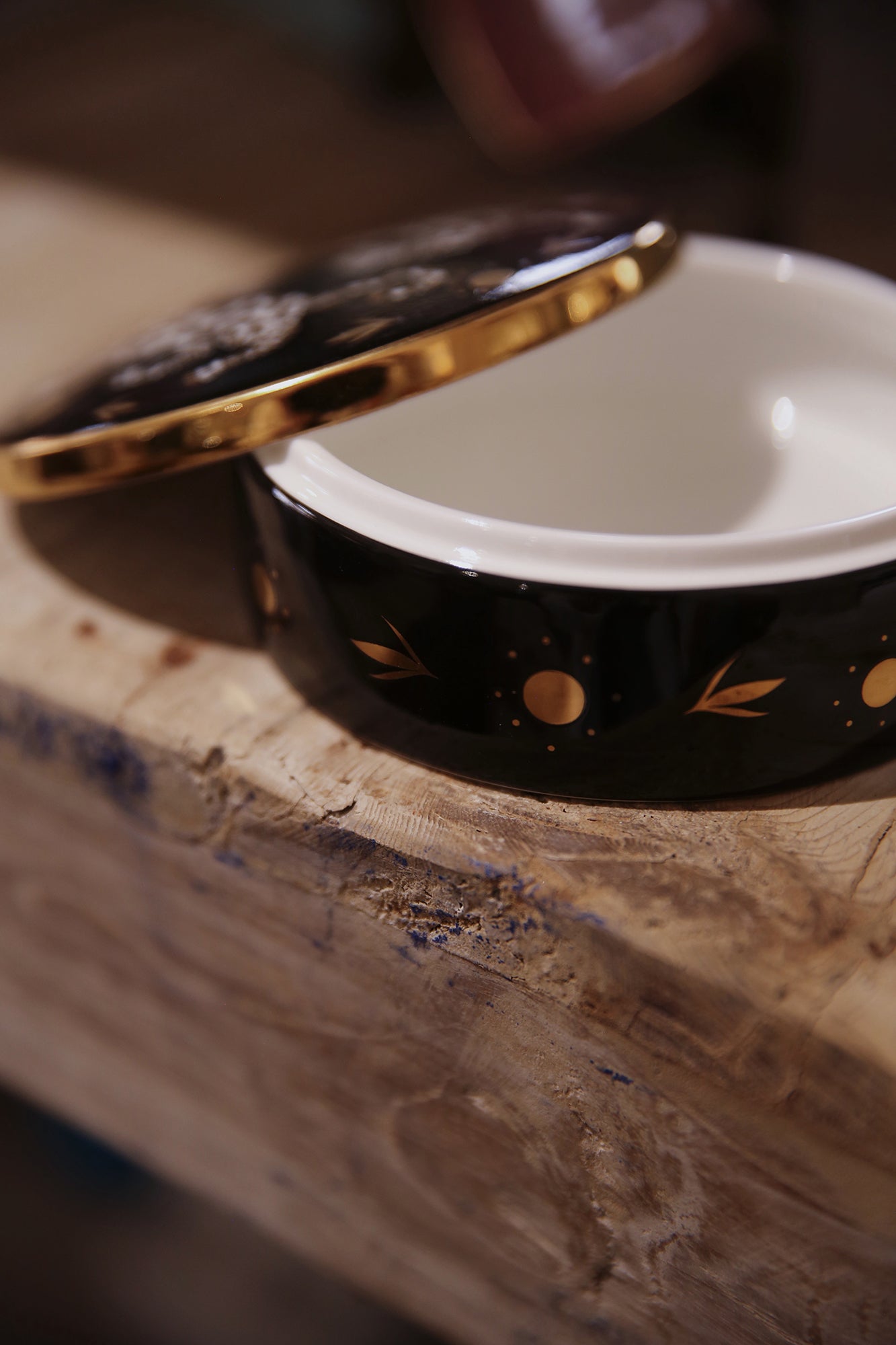 Leopard Horizon Ceramic Trinket Box