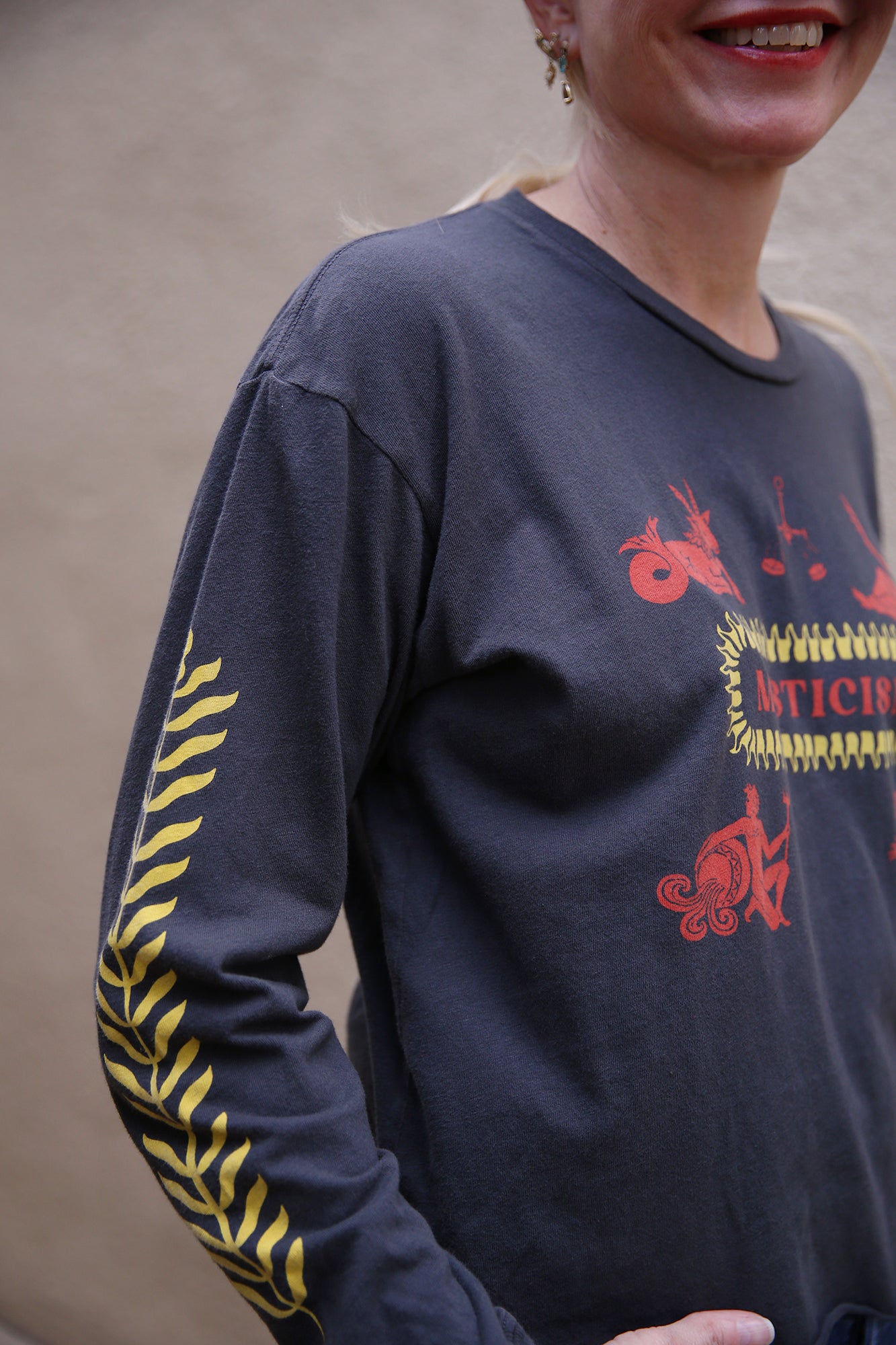 The L/S Slouchy Cut Off