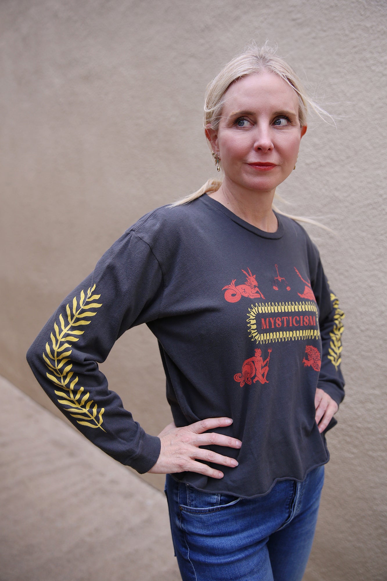 The L/S Slouchy Cut Off