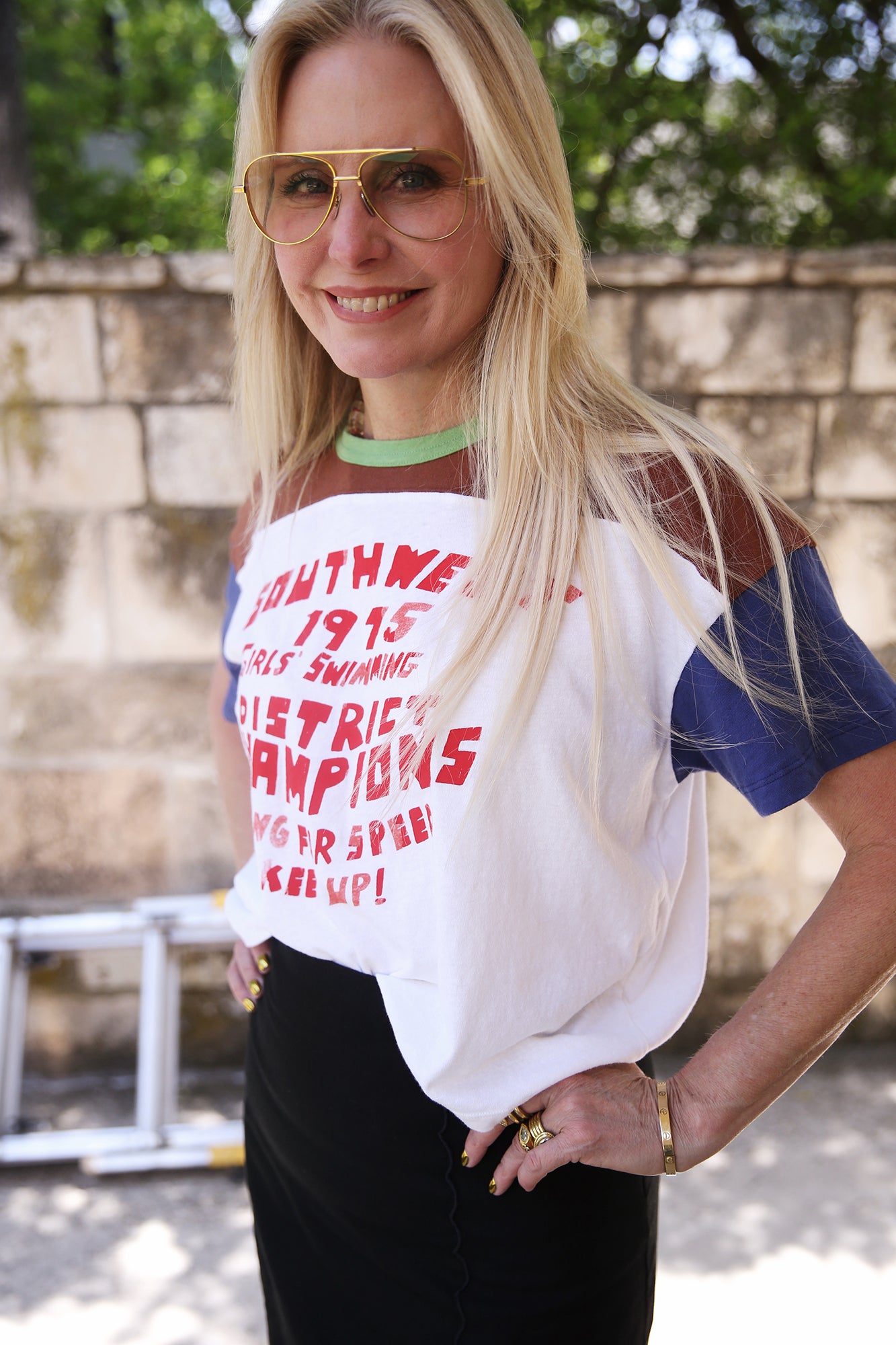 The Grab Bag Crop Yoke Girls Swimming