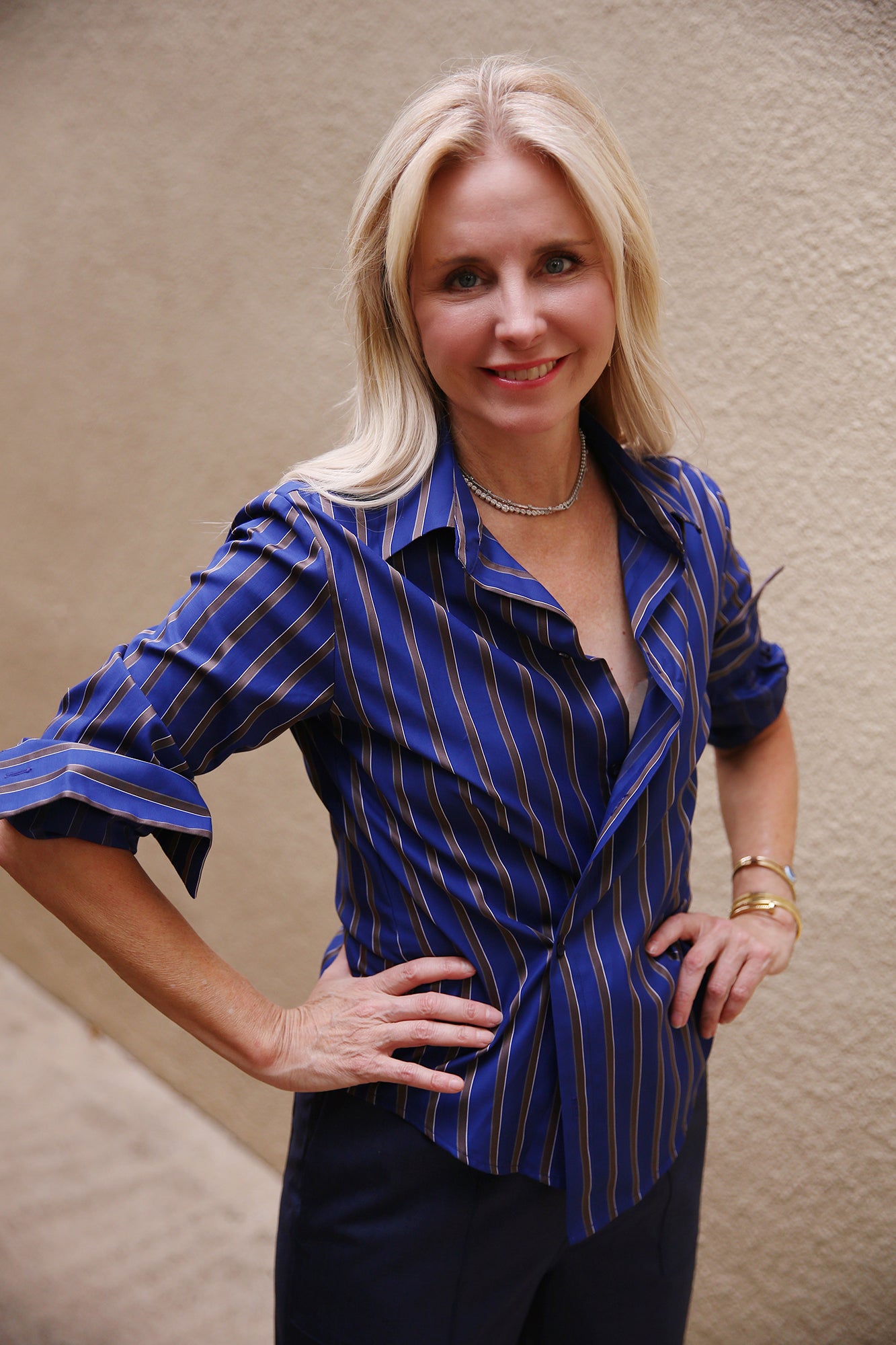 The Fitted Shirt Egyptian Cotton Bowood Stripe