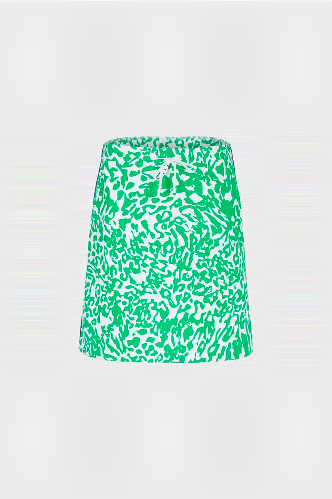 Green Animal Print Skirt