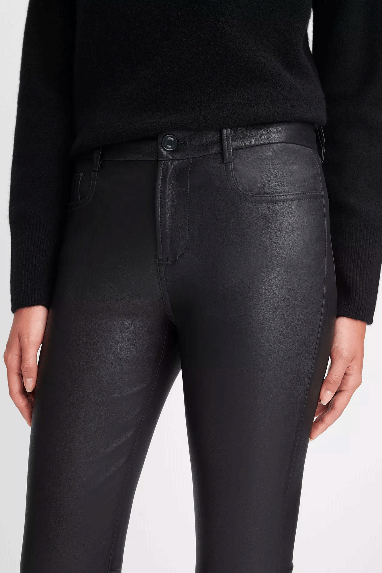Boot Cut Leather Pant