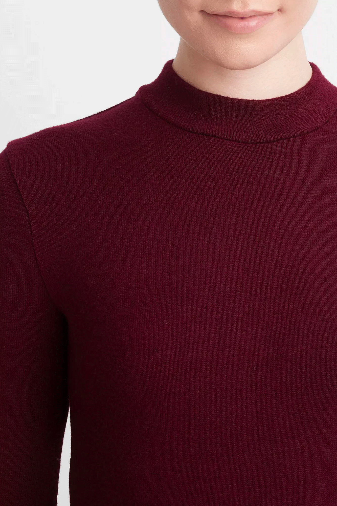 Cozy Long Sleeve Mock Neck Sweater