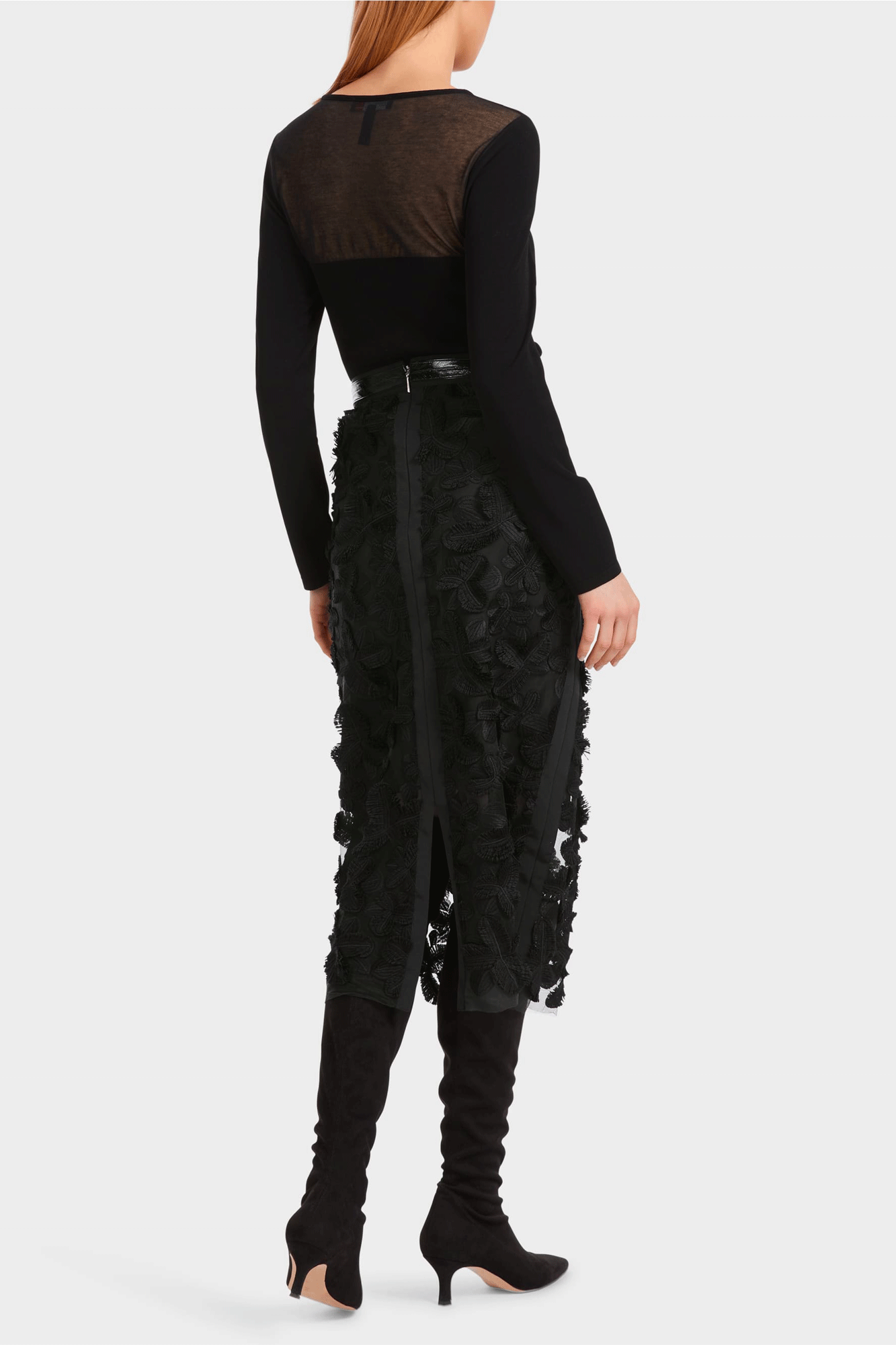 Contrast Extreme Midi Skirt