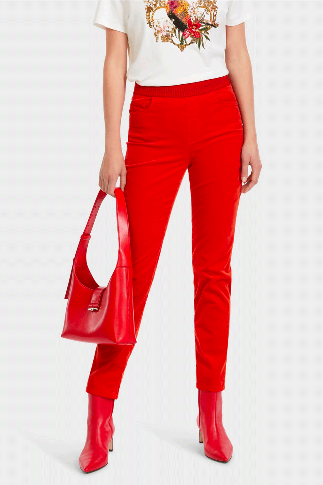 Marc Cain trousers SS 81.25 J40 Red by