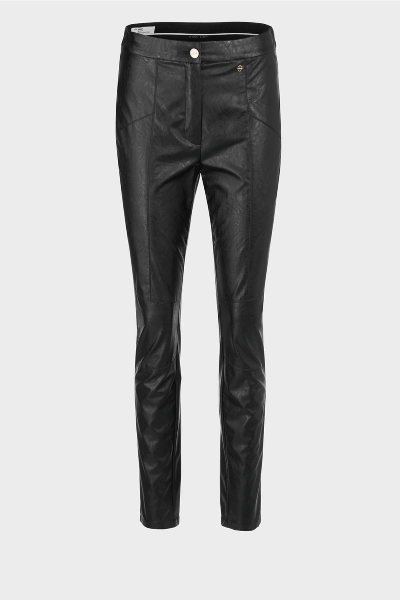 These sophisticated Velvet & Jacquard Slim Pants feature a high-quality velvet and jacquard material, giving them a sleek leather look. With a slim fit design and high waistband, the pants provide both style and comfort. Matching decorative stitching on the leg and pockets complete the look.