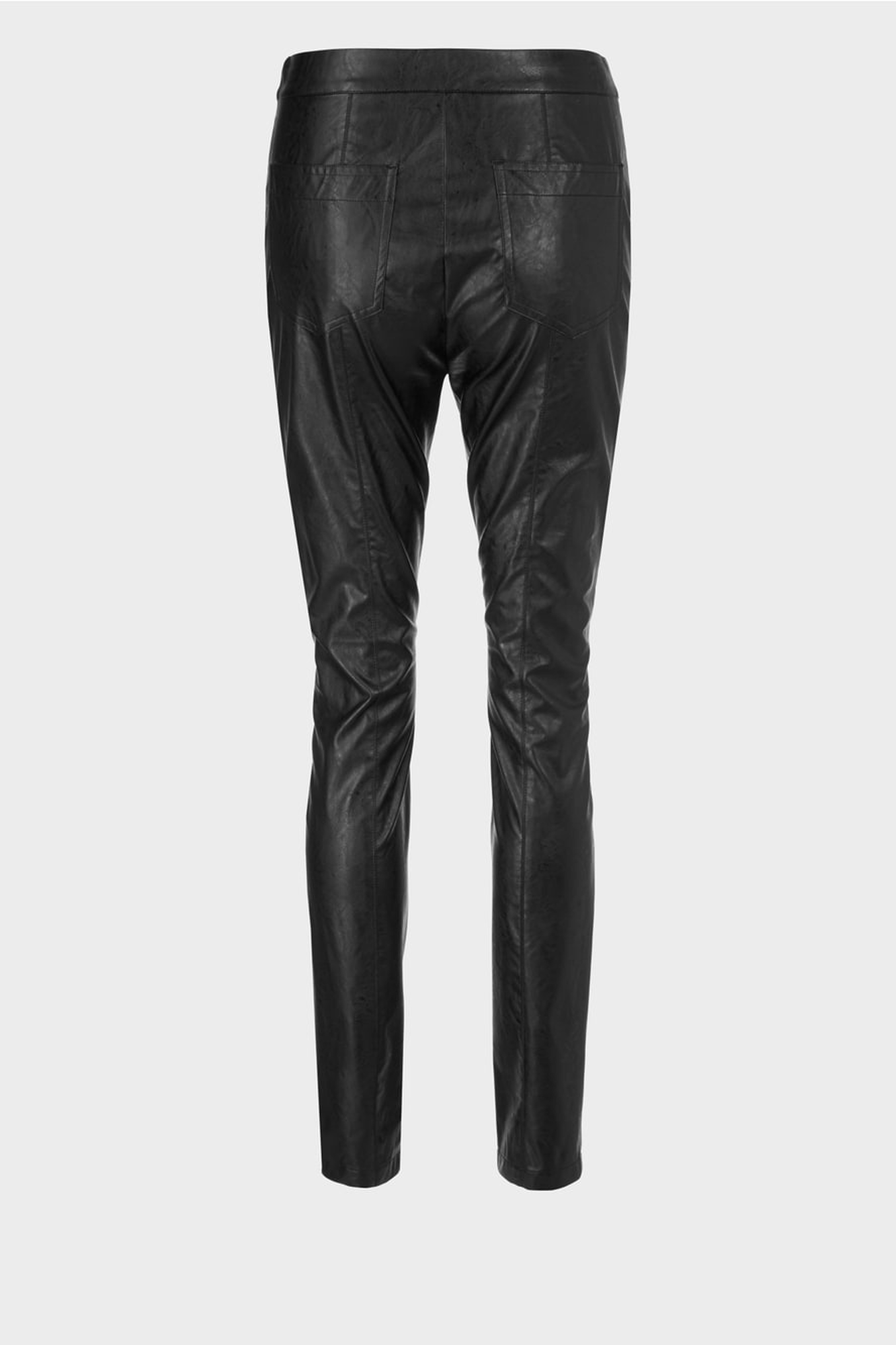 "Leather" Jacquard Slim Pant