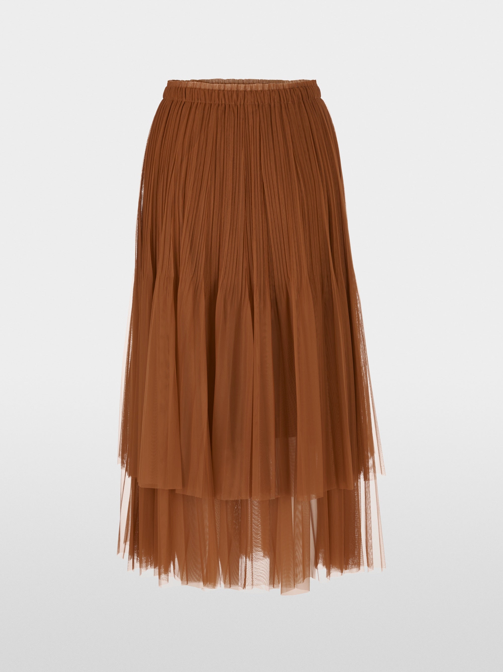 Luxury Reimagined Wide Flounce Skirt Spice