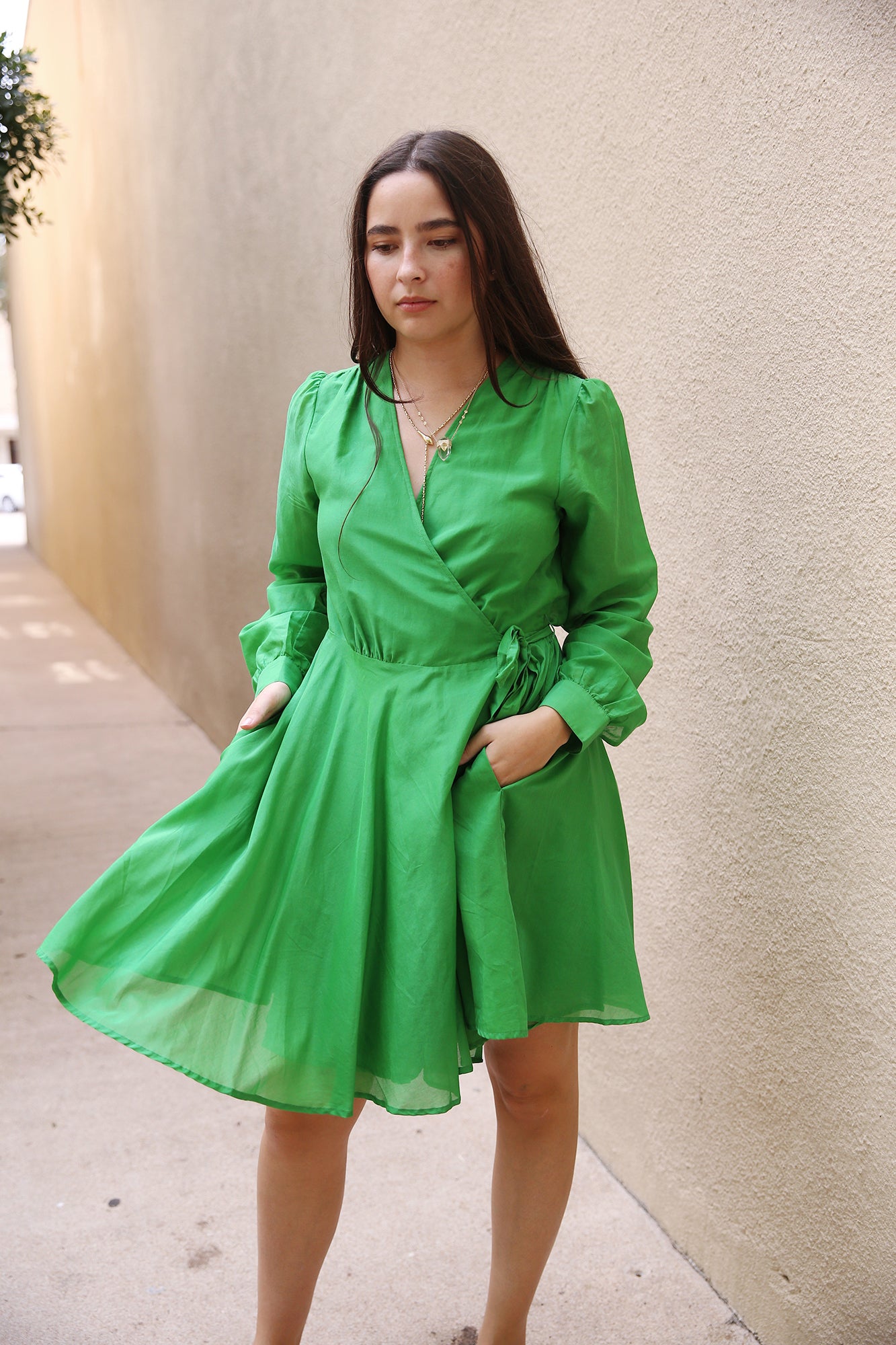 Kinney Dress Jade Gem