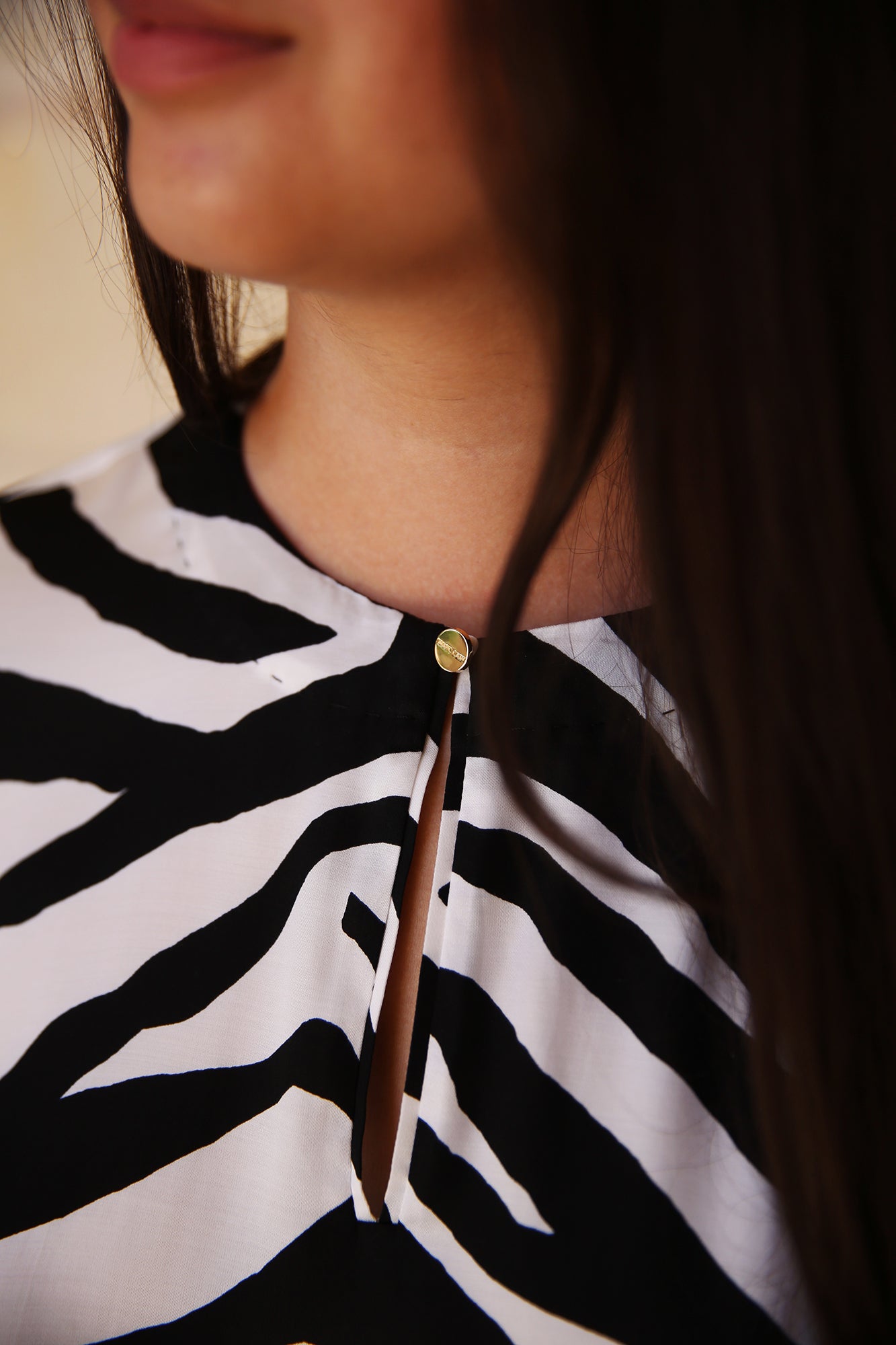 Zebra Print Blouse