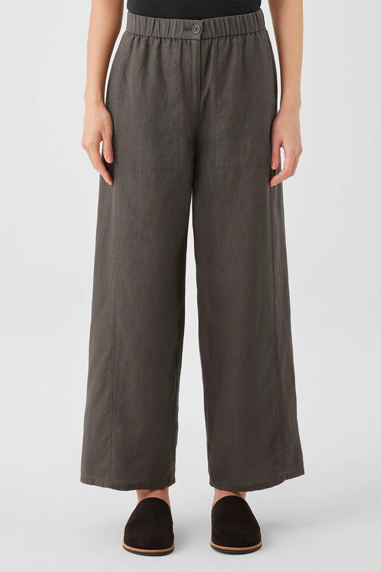 Wide Ankle Pant-GRVE