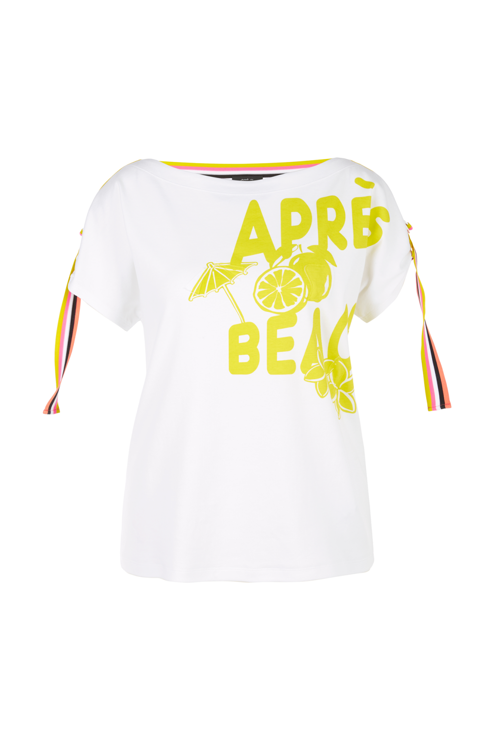 This Apres Beach T-shirt is crafted from a blend of cotton and elastane for superior comfort and flexibility.