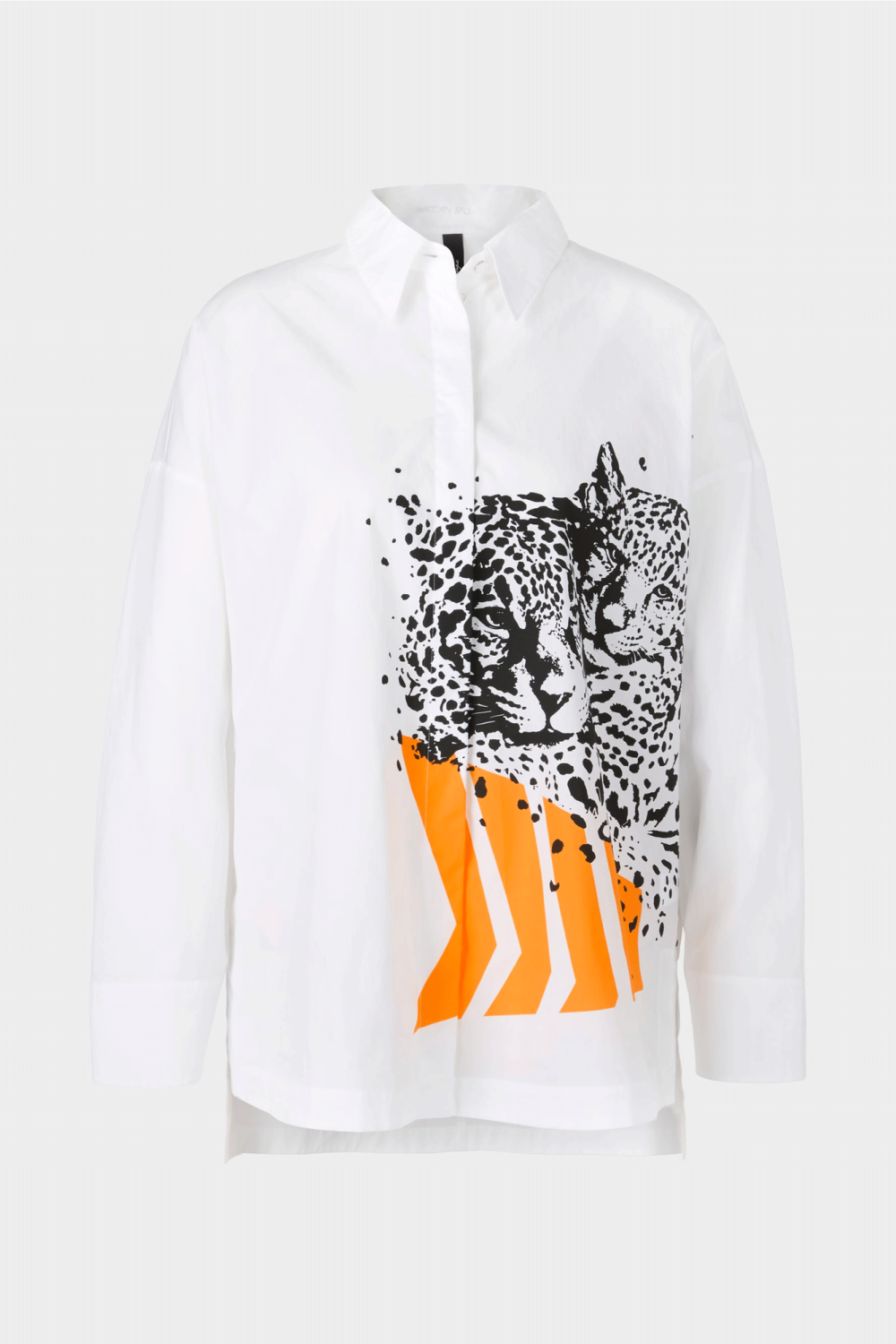 The Bold Types Tiger Blouse from Marc Cain has a luxurious feel and satisfying sustainability standards.