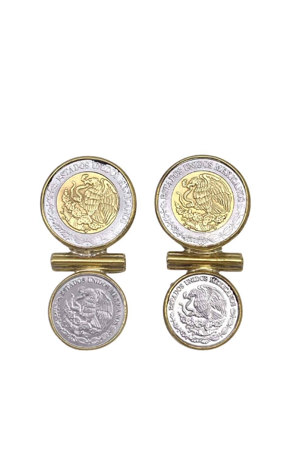Mexican Coin Earrings